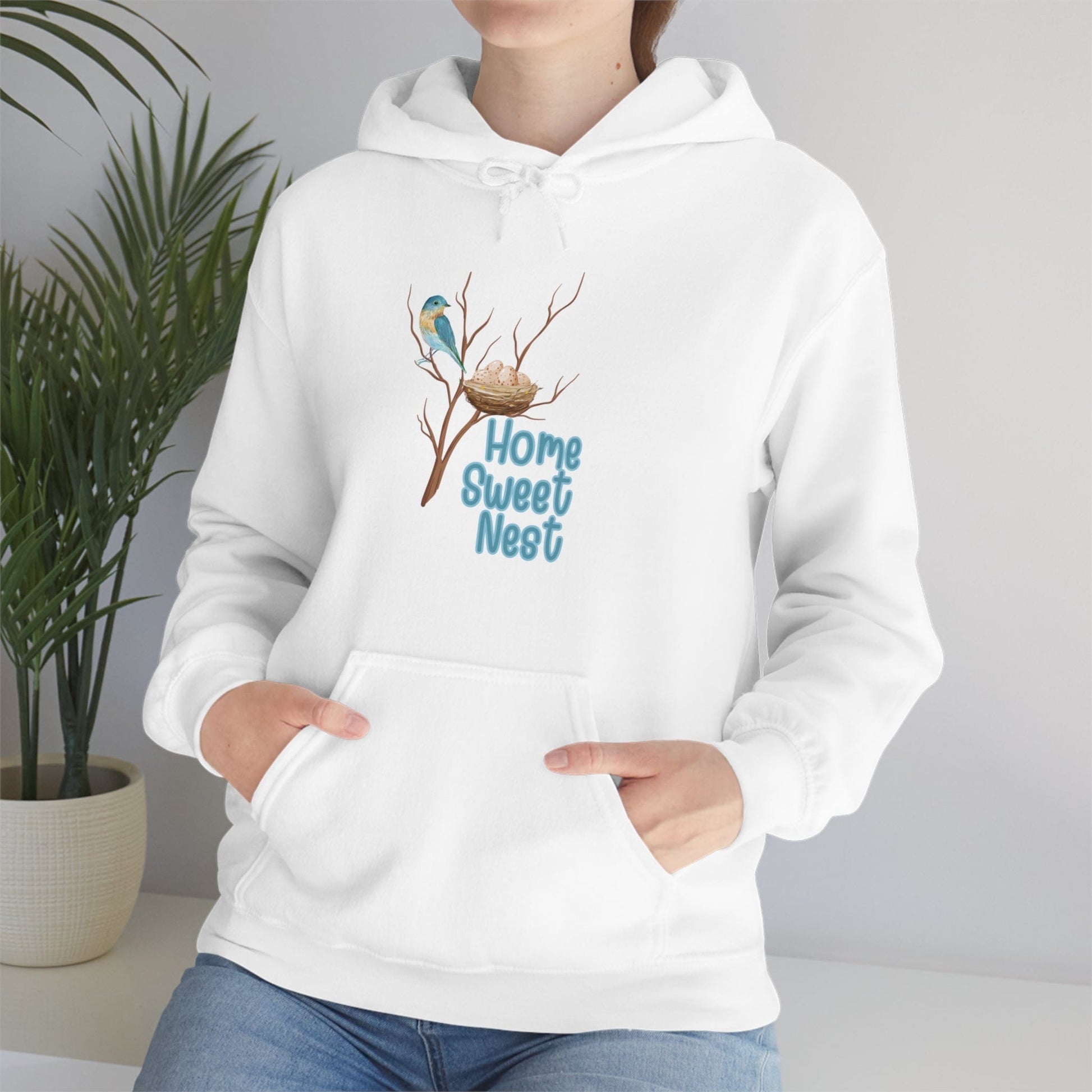 Printify Hoodie Home Sweet Nest - Heavy Blend™ Hooded Sweatshirt