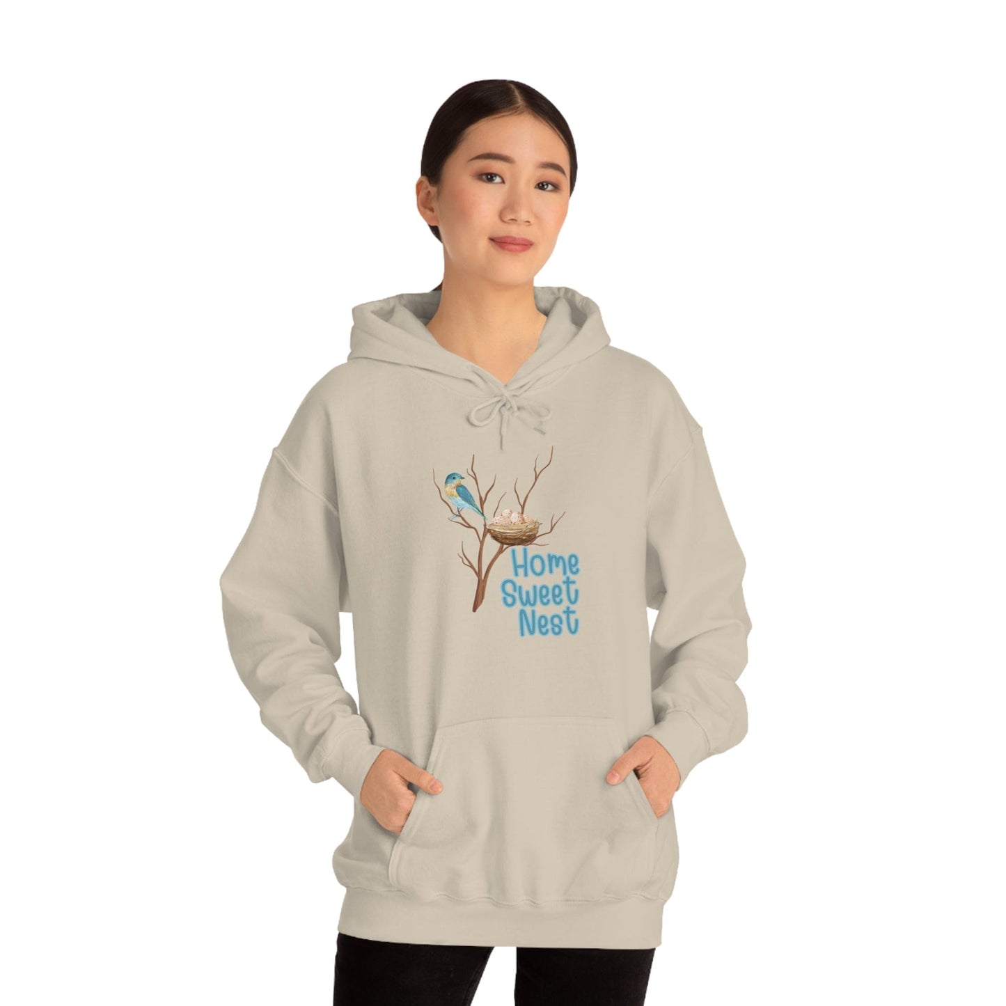 Printify Hoodie Home Sweet Nest - Heavy Blend™ Hooded Sweatshirt