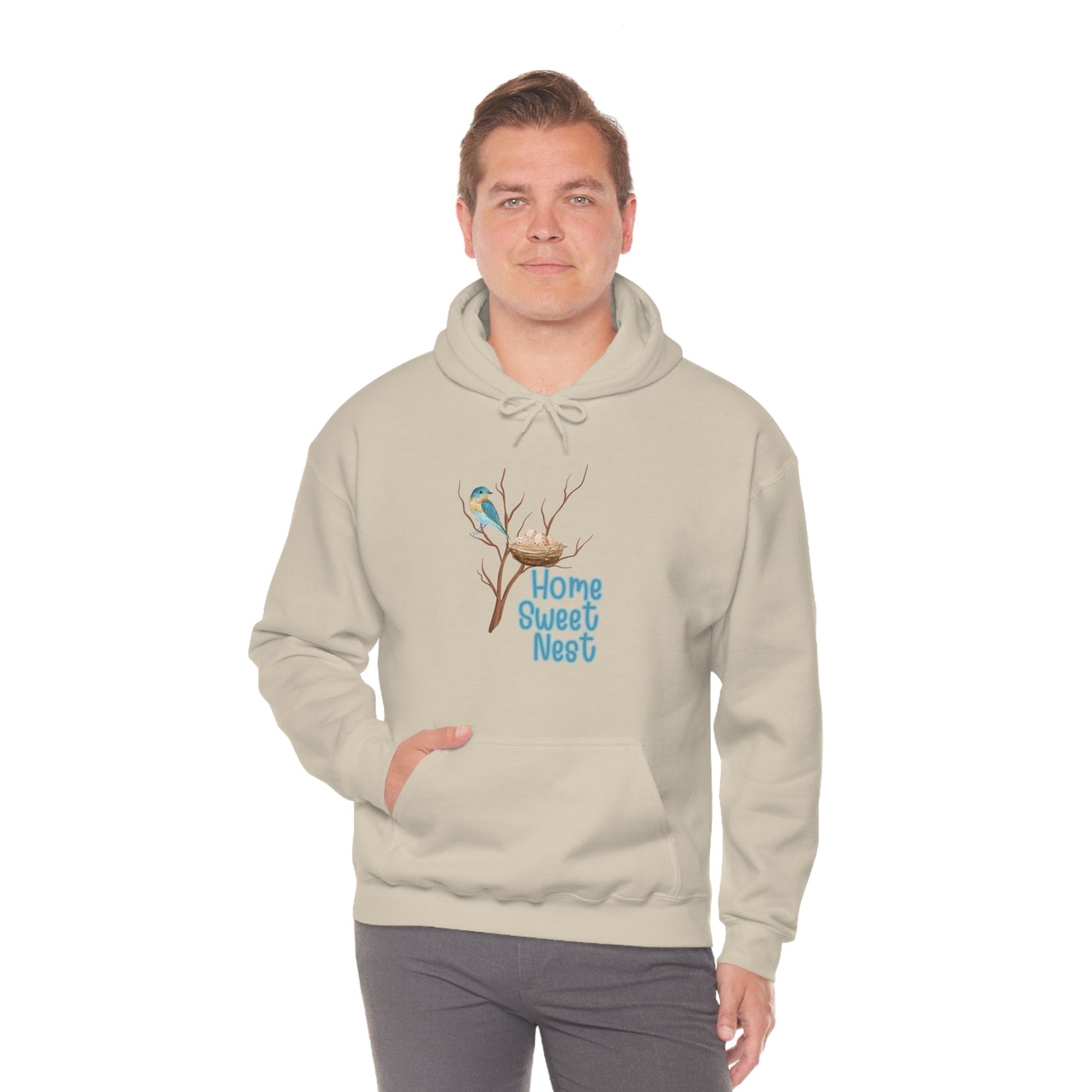 Printify Hoodie Home Sweet Nest - Heavy Blend™ Hooded Sweatshirt