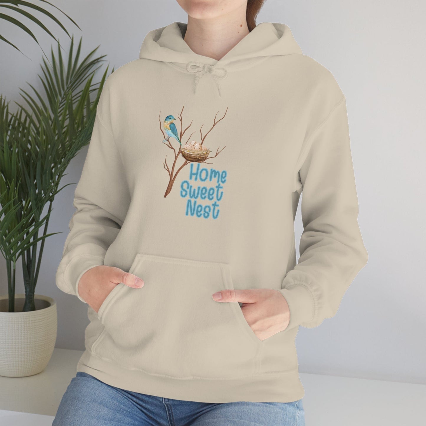 Printify Hoodie Home Sweet Nest - Heavy Blend™ Hooded Sweatshirt