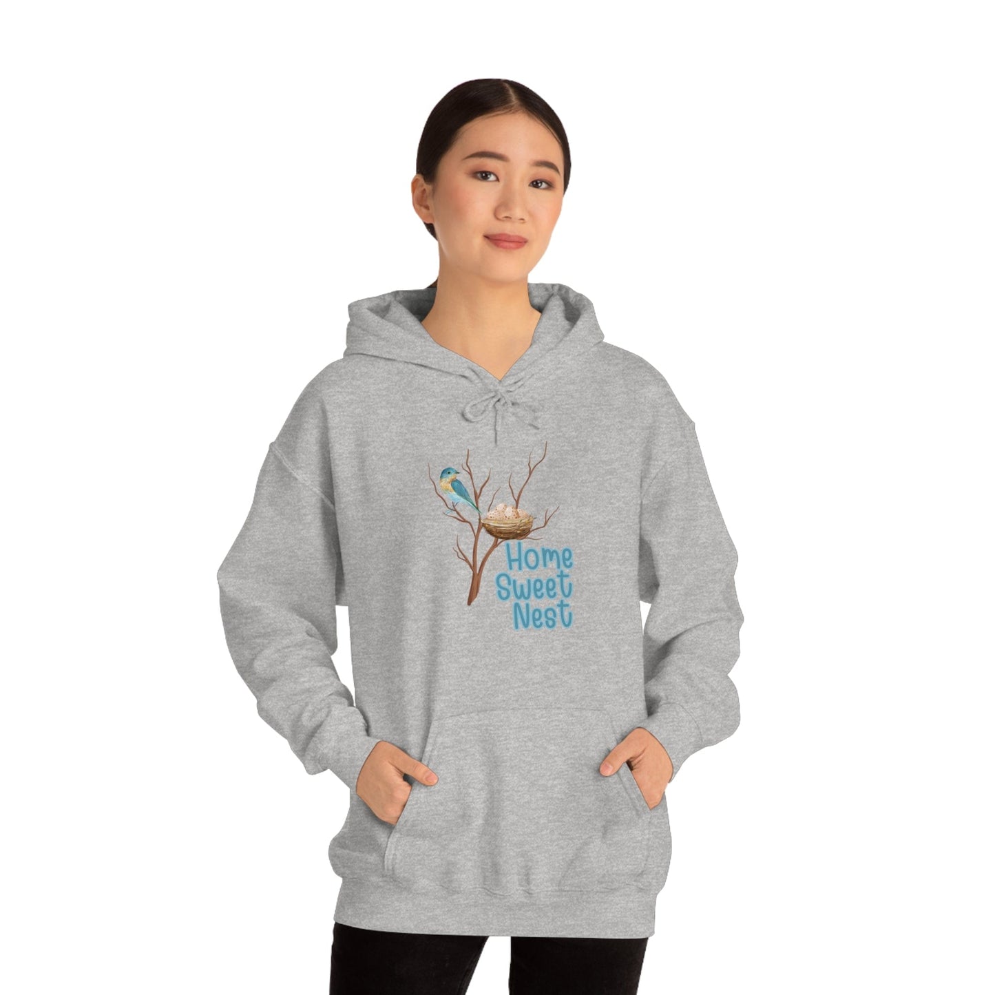 Printify Hoodie Home Sweet Nest - Heavy Blend™ Hooded Sweatshirt