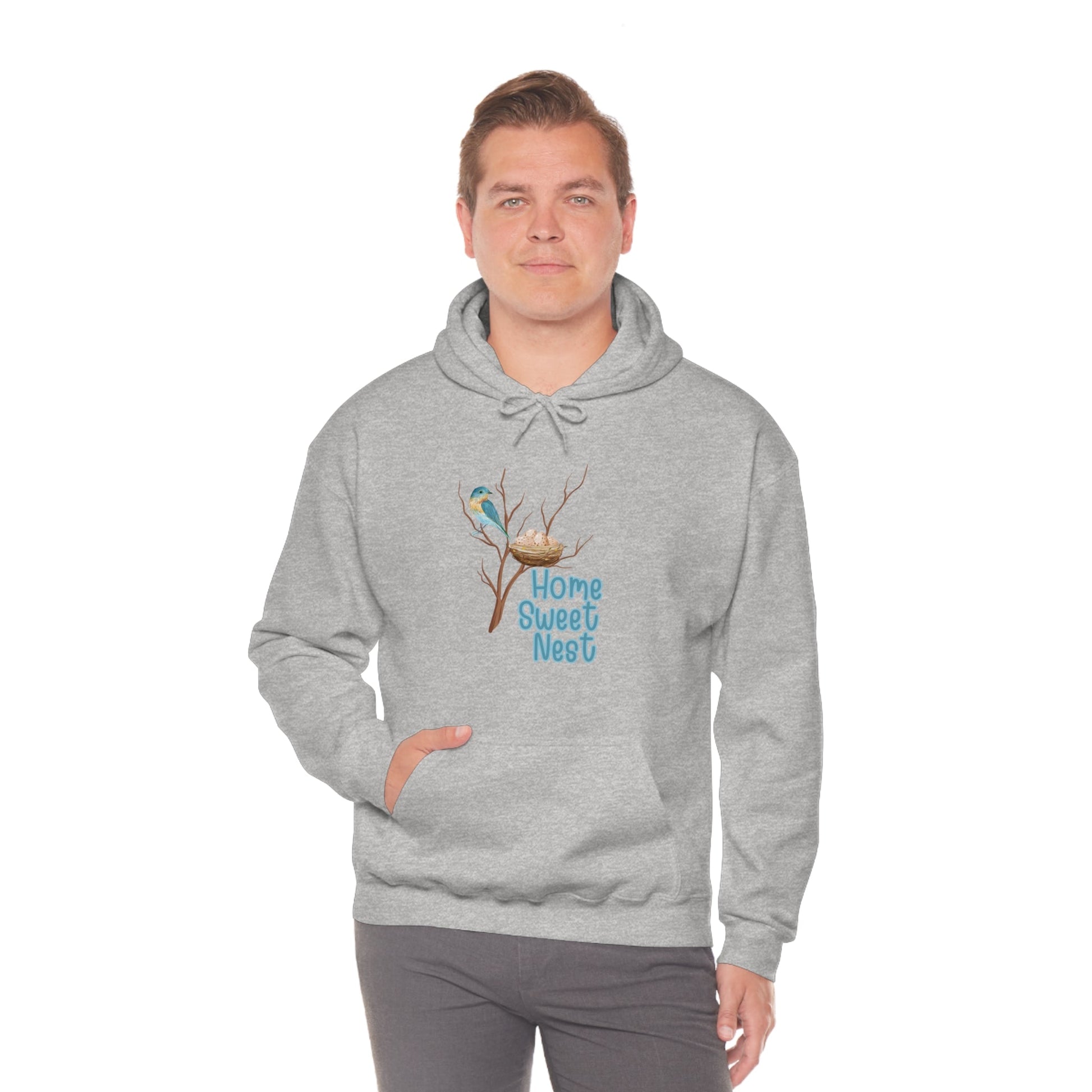 Printify Hoodie Home Sweet Nest - Heavy Blend™ Hooded Sweatshirt