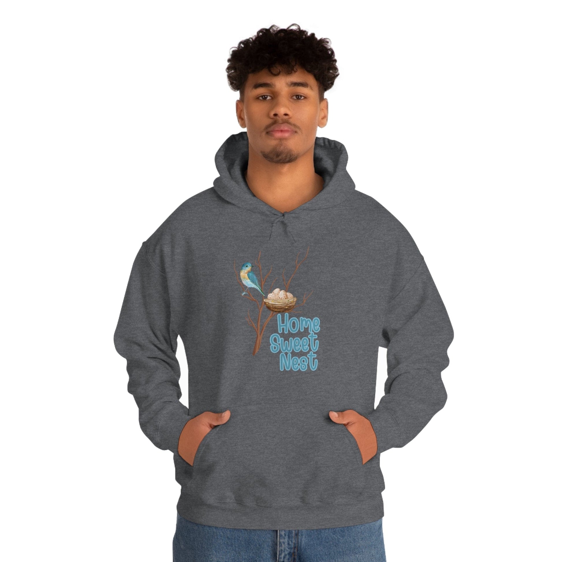 Printify Hoodie Home Sweet Nest - Heavy Blend™ Hooded Sweatshirt