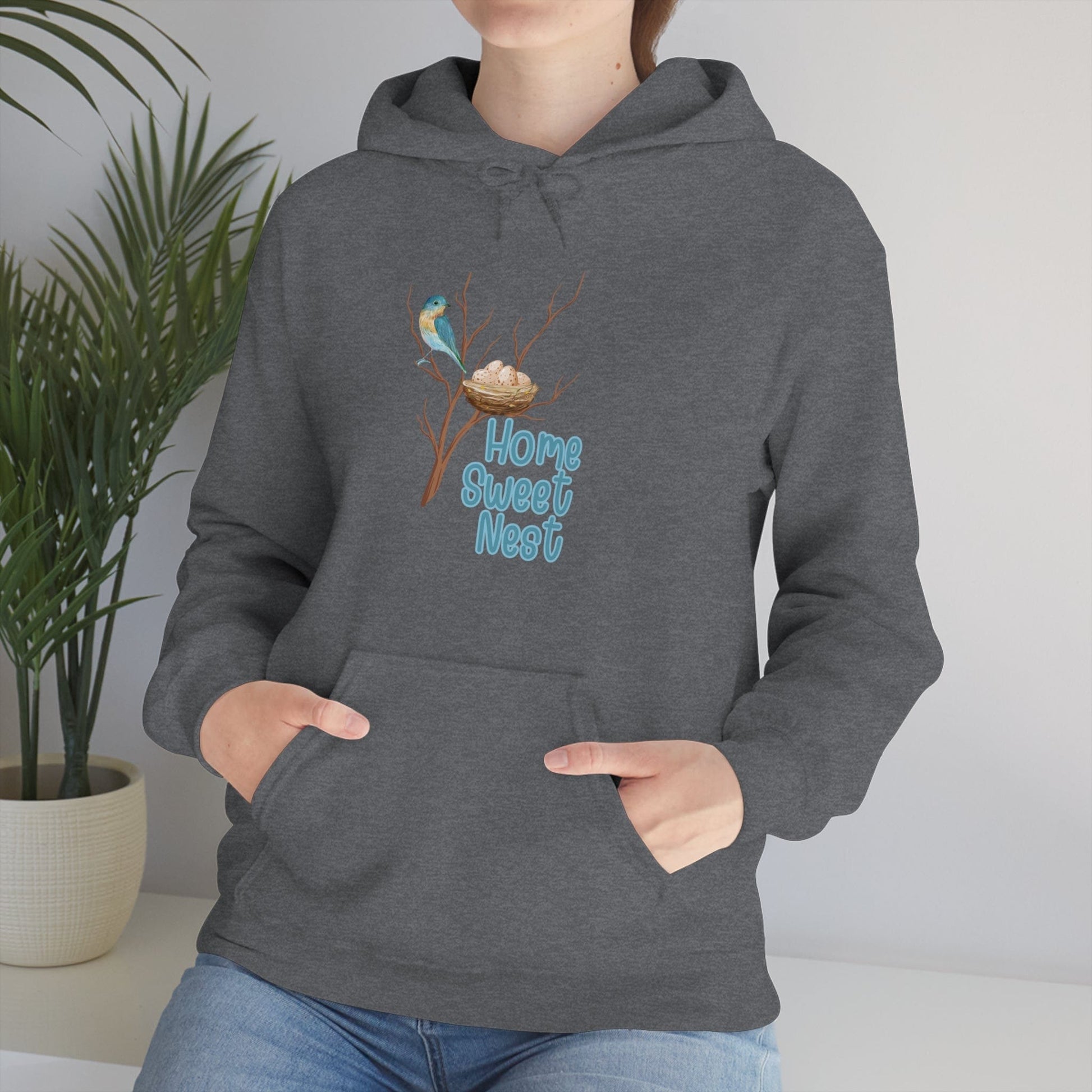 Printify Hoodie Home Sweet Nest - Heavy Blend™ Hooded Sweatshirt