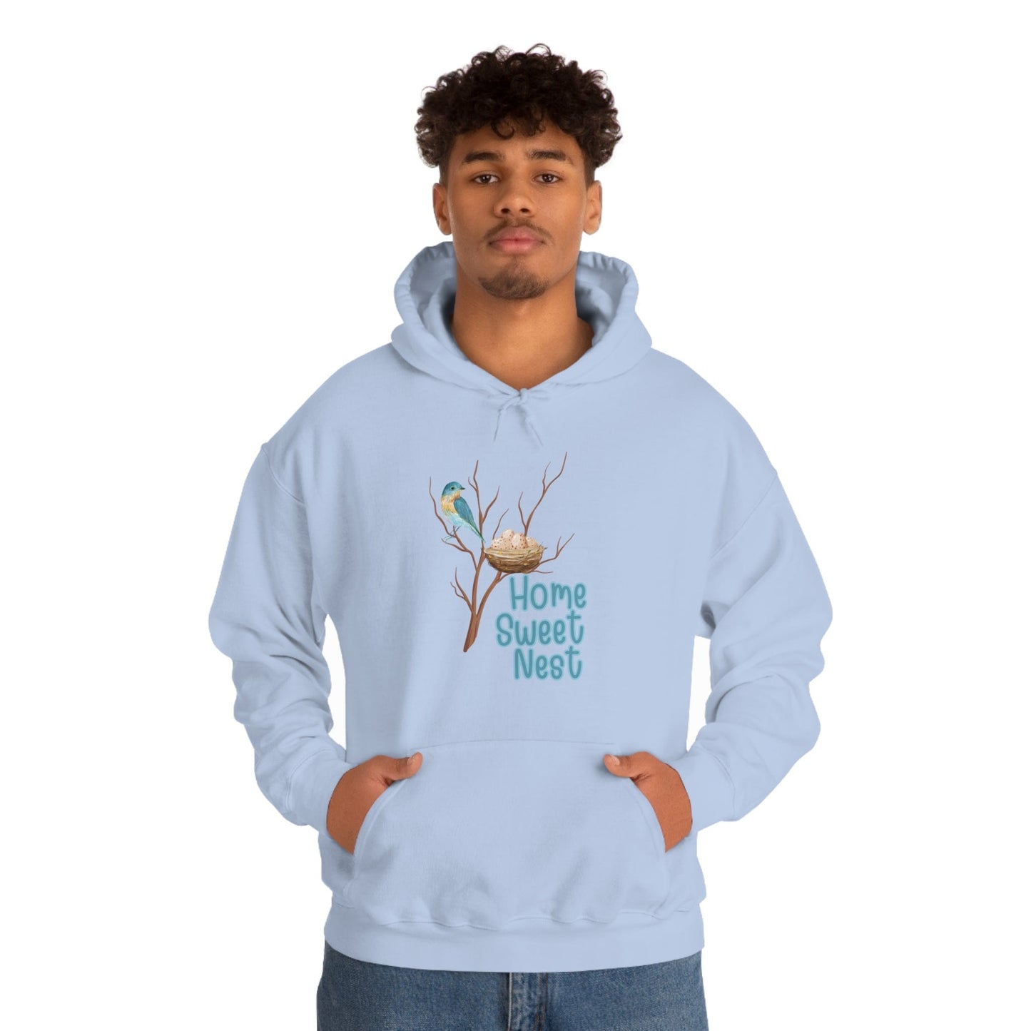 Printify Hoodie Home Sweet Nest - Heavy Blend™ Hooded Sweatshirt