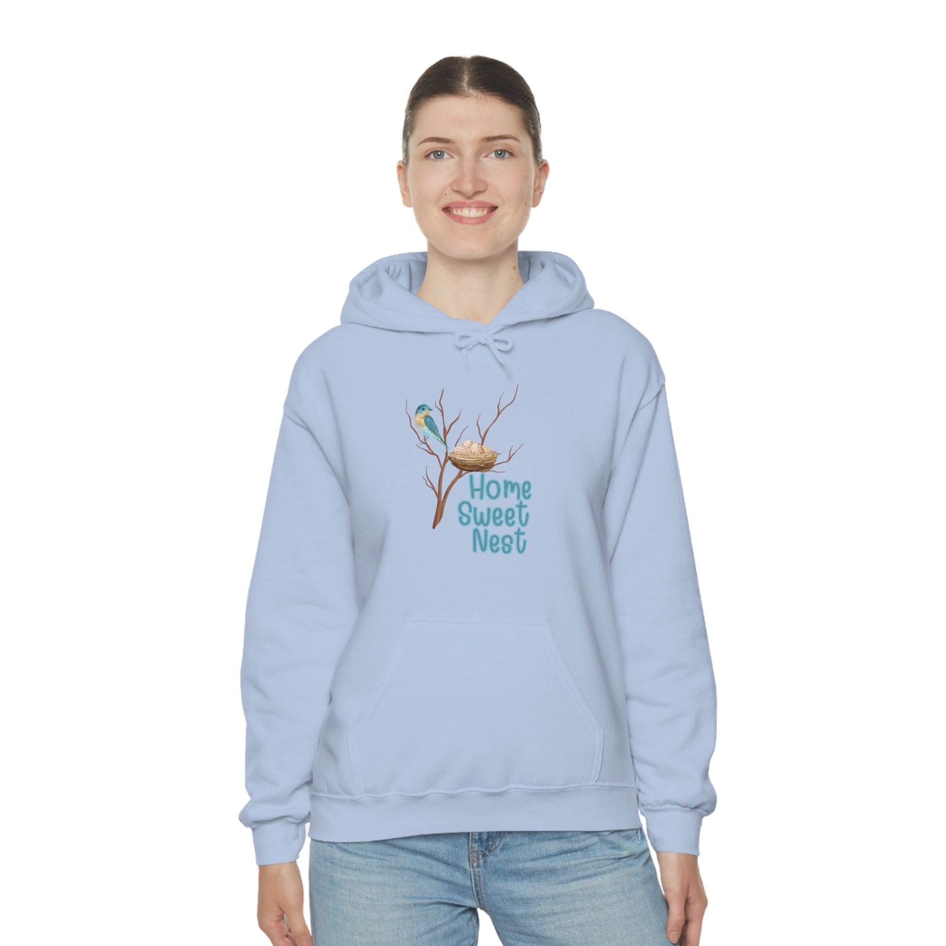 Printify Hoodie Home Sweet Nest - Heavy Blend™ Hooded Sweatshirt