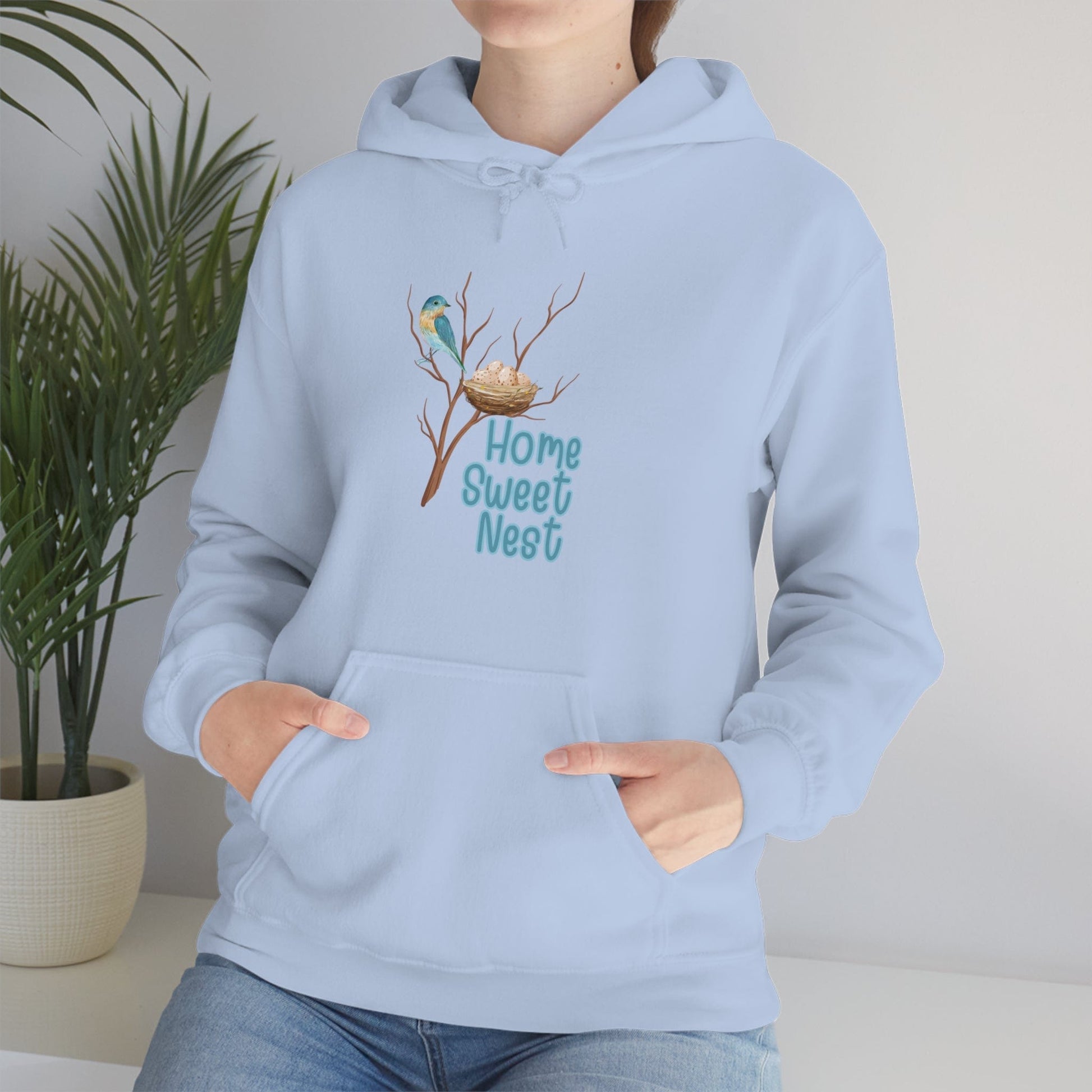 Printify Hoodie Home Sweet Nest - Heavy Blend™ Hooded Sweatshirt