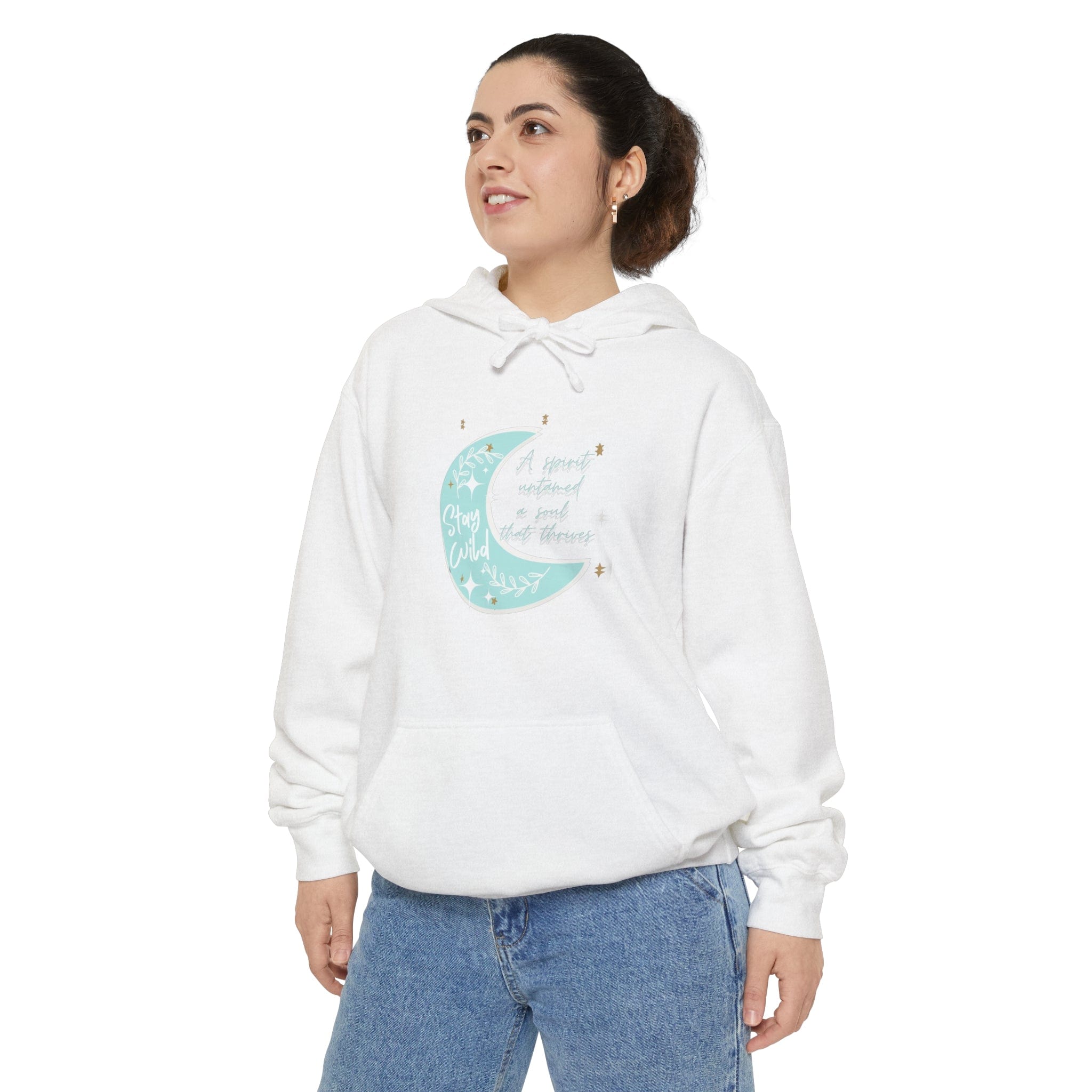 Printify Hoodie Spirit Thrives - Unisex Garment-Dyed Hoodie