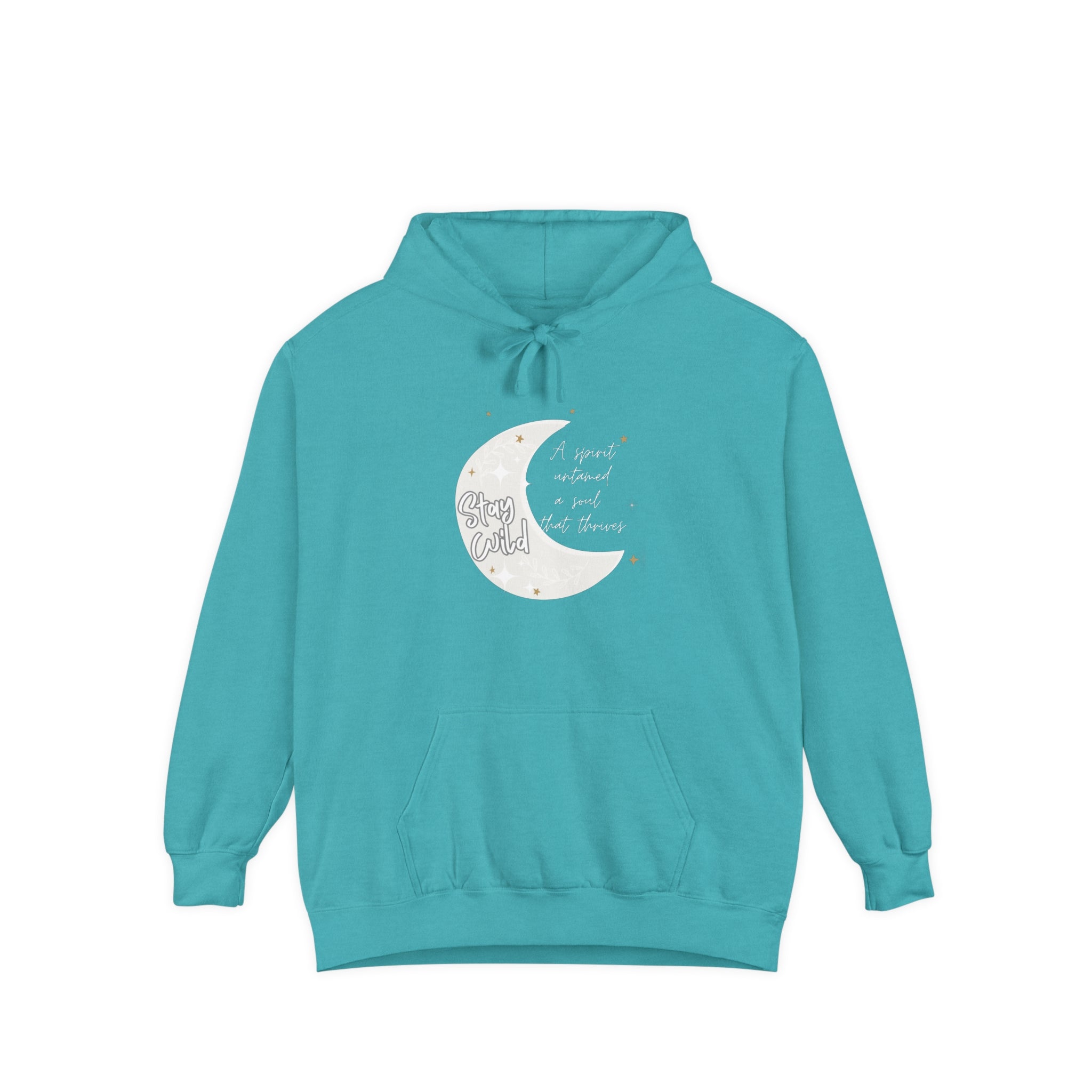 Printify Hoodie Seafoam / S Spirit Thrives - Unisex Garment-Dyed Hoodie