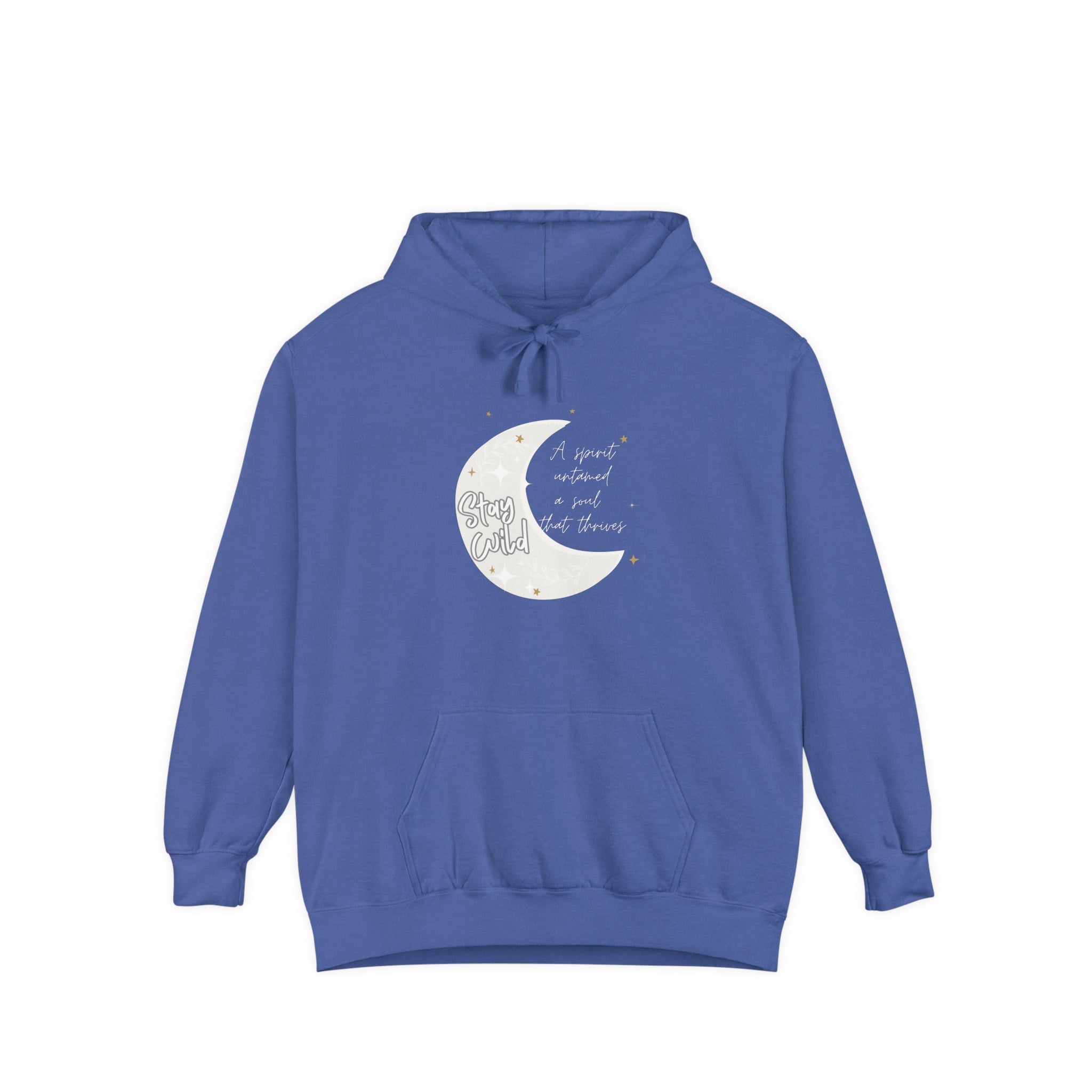 Printify Hoodie Flo Blue / S Spirit Thrives - Unisex Garment-Dyed Hoodie