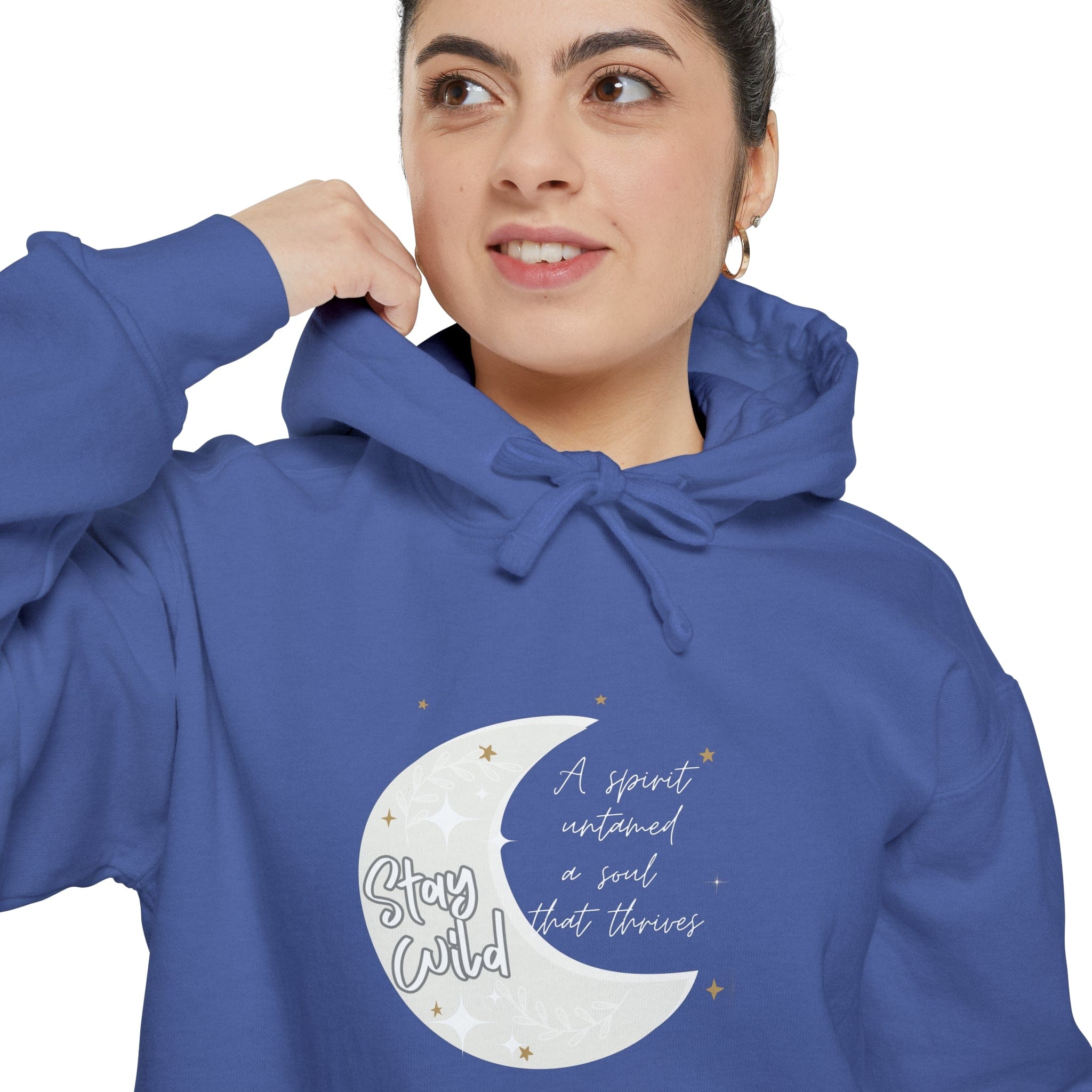 Printify Hoodie Spirit Thrives - Unisex Garment-Dyed Hoodie