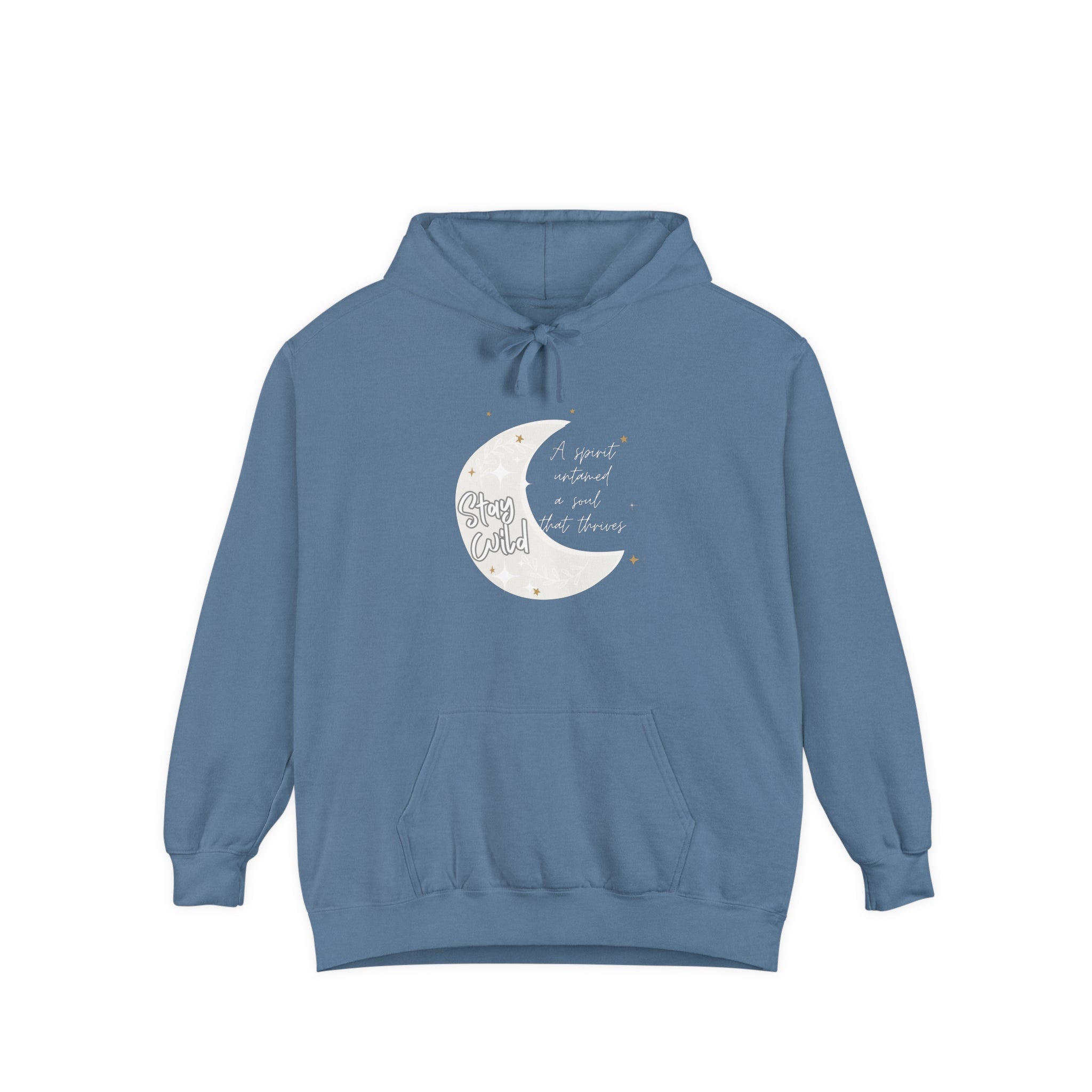 Printify Hoodie Blue Jean / S Spirit Thrives - Unisex Garment-Dyed Hoodie