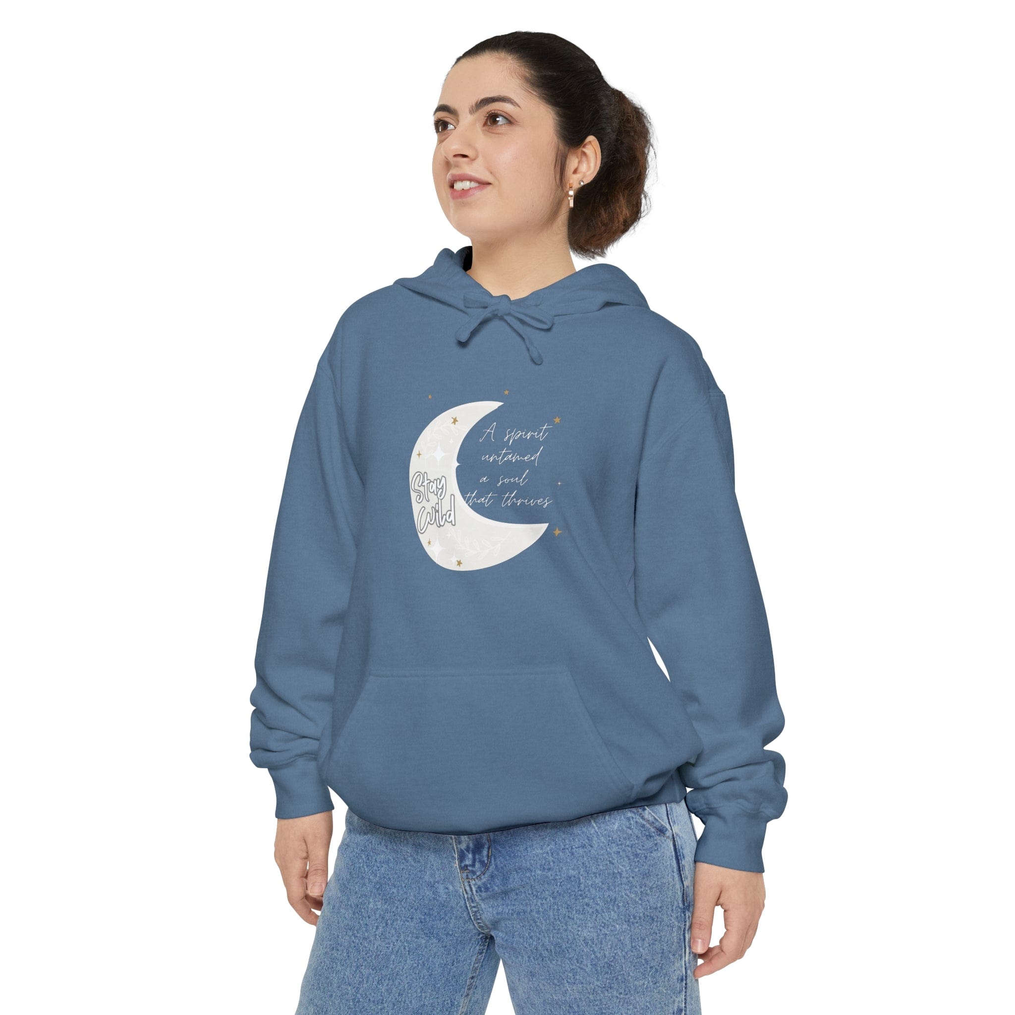 Printify Hoodie Spirit Thrives - Unisex Garment-Dyed Hoodie