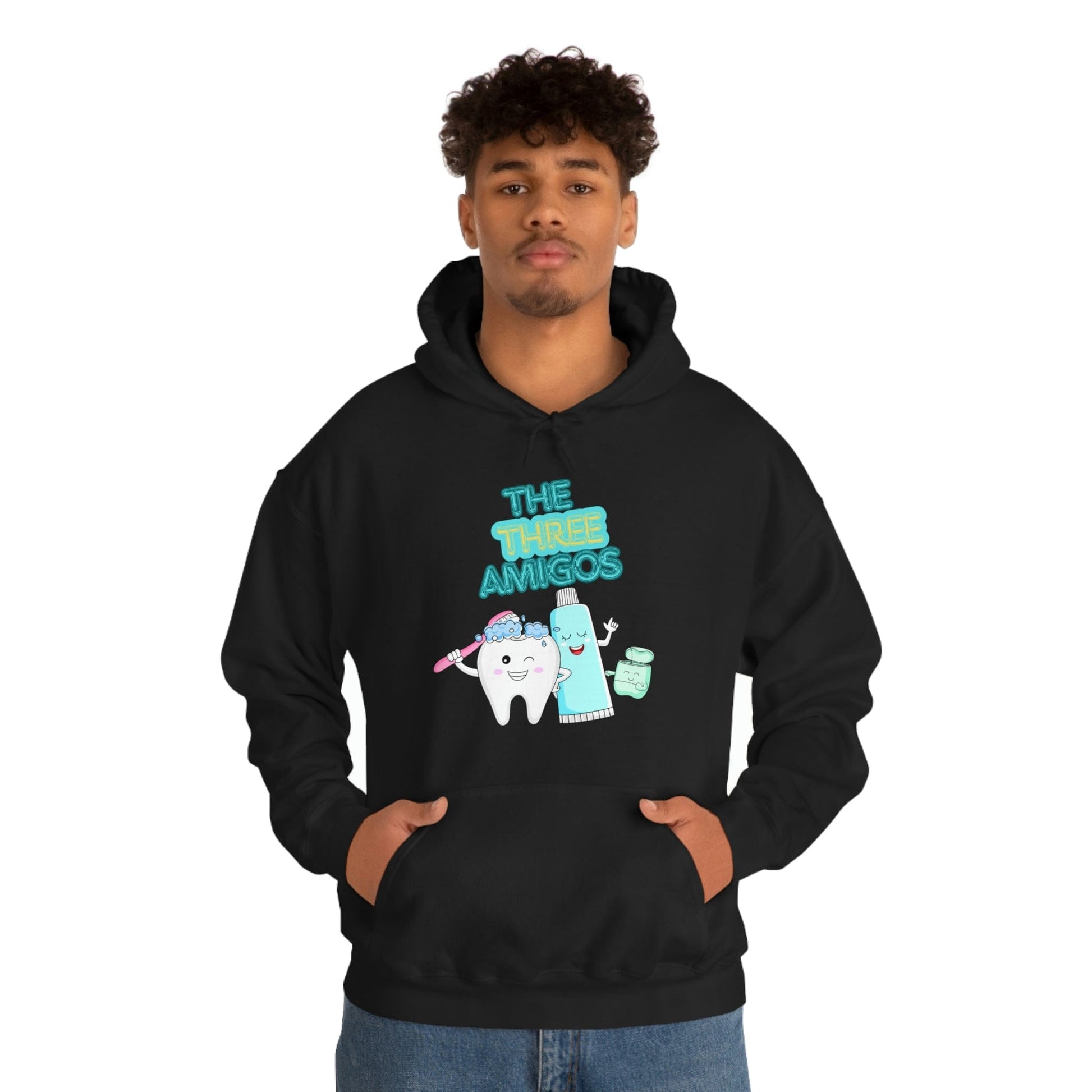 Printify Hoodie The three Amigos - Dental - Unisex Heavy Blend™ Hooded Sweatshirt