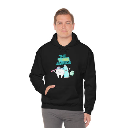 Printify Hoodie The three Amigos - Dental - Unisex Heavy Blend™ Hooded Sweatshirt