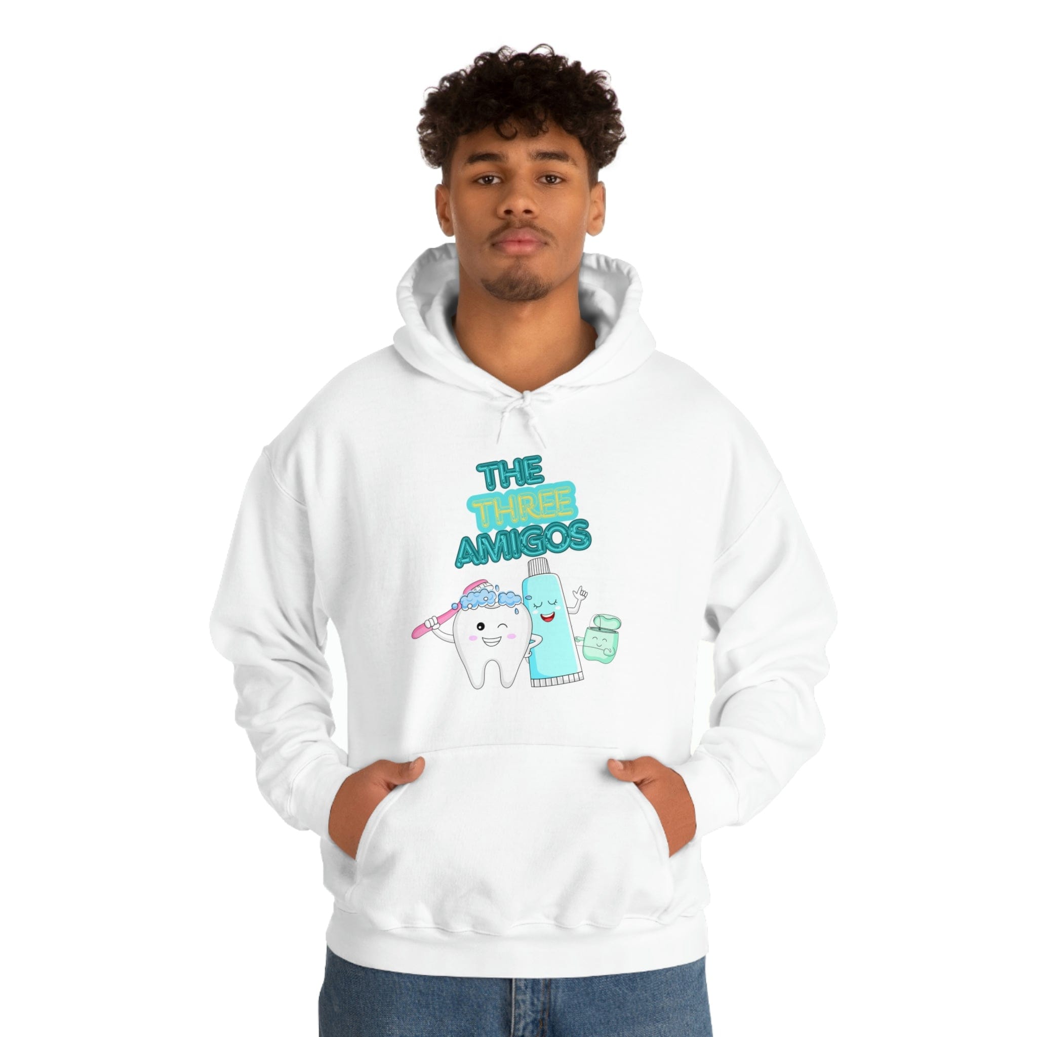 Printify Hoodie The three Amigos - Dental - Unisex Heavy Blend™ Hooded Sweatshirt