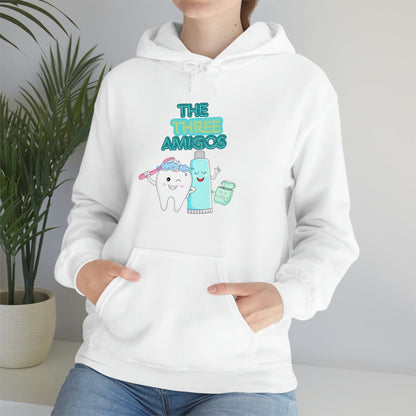 Printify Hoodie The three Amigos - Dental - Unisex Heavy Blend™ Hooded Sweatshirt