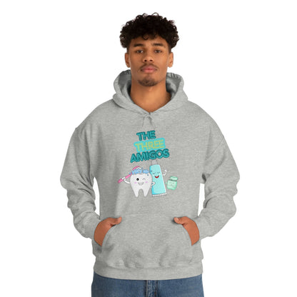 Printify Hoodie The three Amigos - Dental - Unisex Heavy Blend™ Hooded Sweatshirt