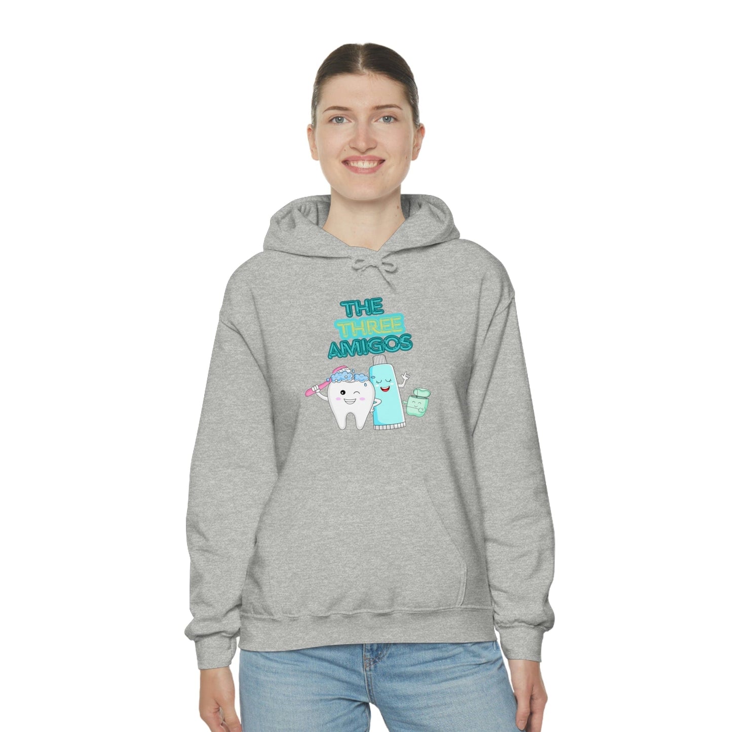 Printify Hoodie The three Amigos - Dental - Unisex Heavy Blend™ Hooded Sweatshirt