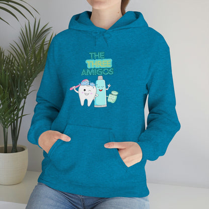 Printify Hoodie The three Amigos - Dental - Unisex Heavy Blend™ Hooded Sweatshirt