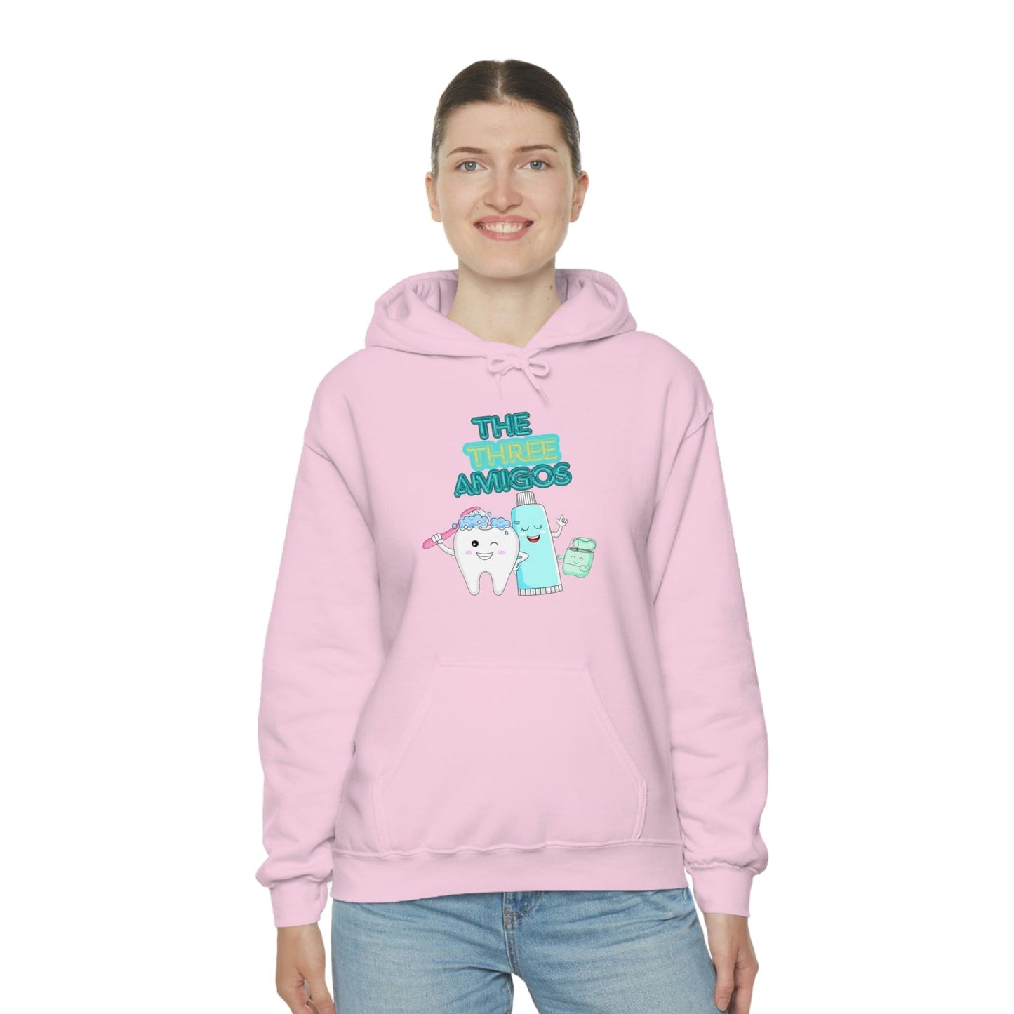 Printify Hoodie The three Amigos - Dental - Unisex Heavy Blend™ Hooded Sweatshirt