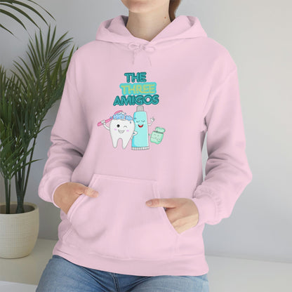 Printify Hoodie The three Amigos - Dental - Unisex Heavy Blend™ Hooded Sweatshirt