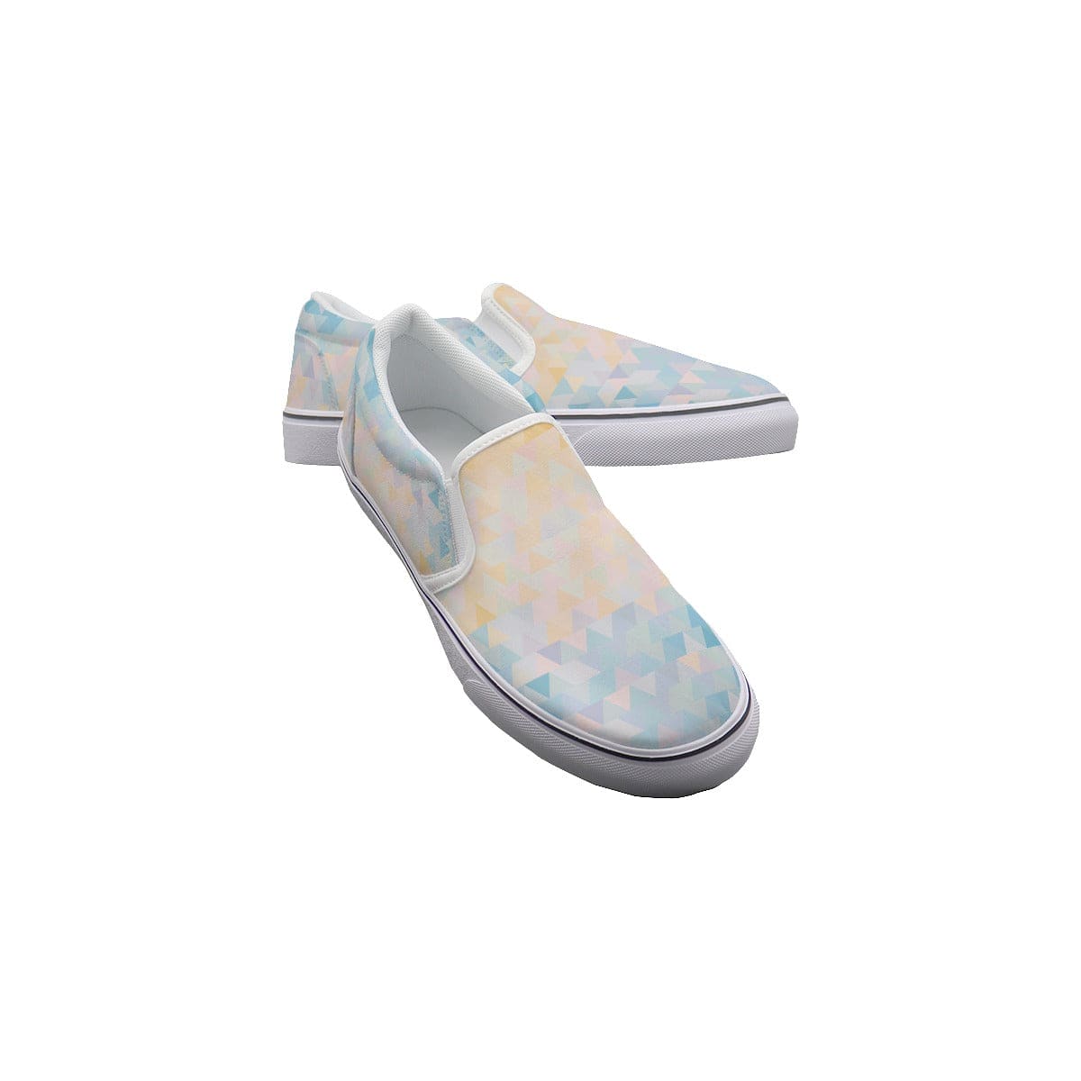 Yoycol White / US6(EUR36) Iced Prisms - Women's Slip On Sneakers