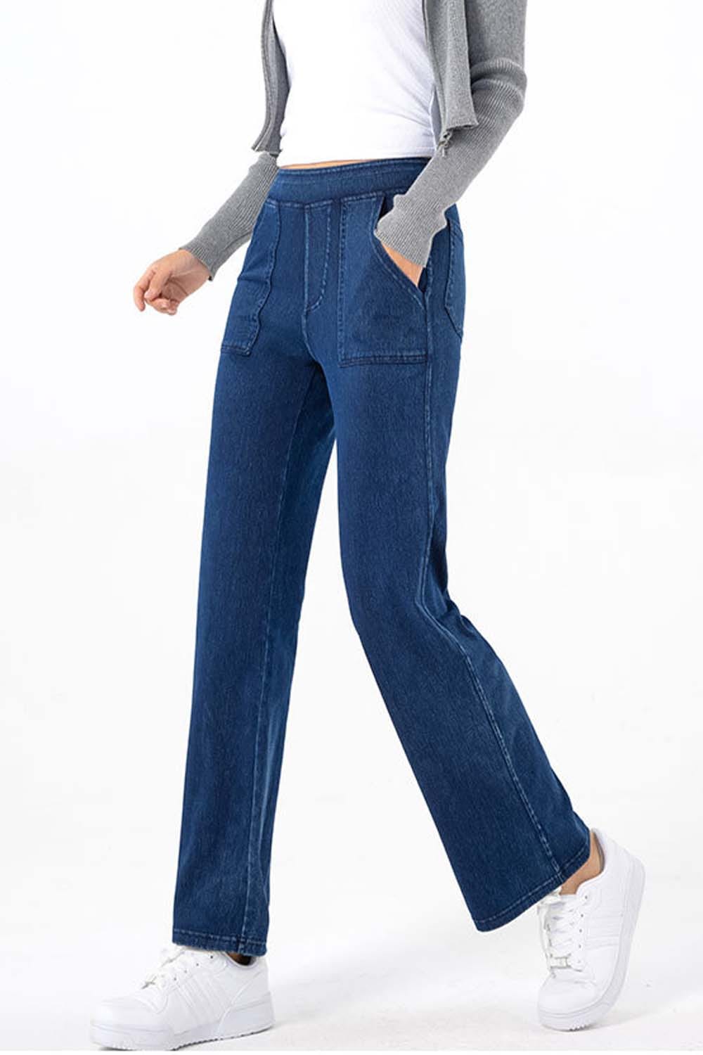 Trendsi Jeans Pocketed Long Jeans