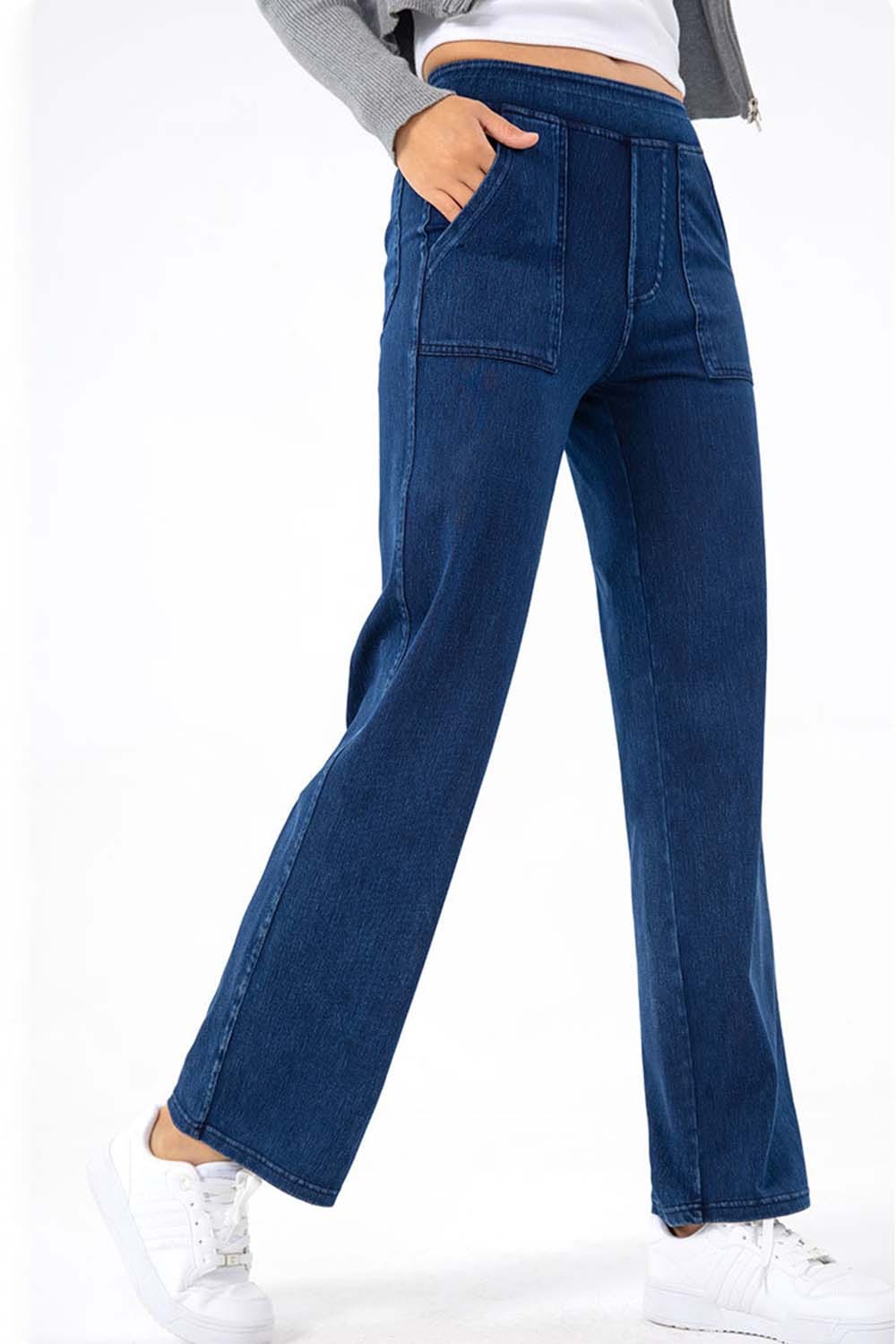 Trendsi Jeans Pocketed Long Jeans