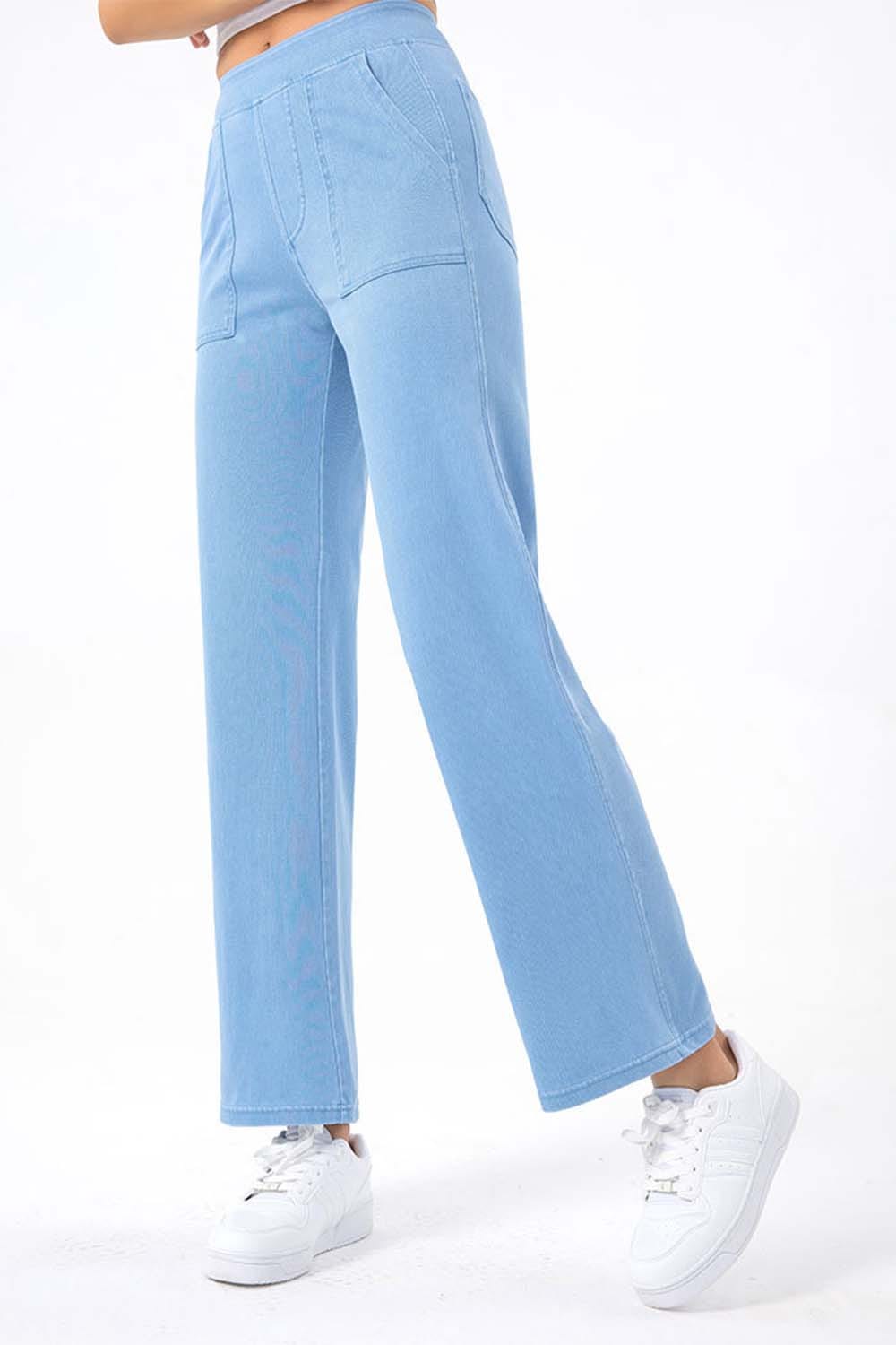 Trendsi Jeans Light / S Pocketed Long Jeans