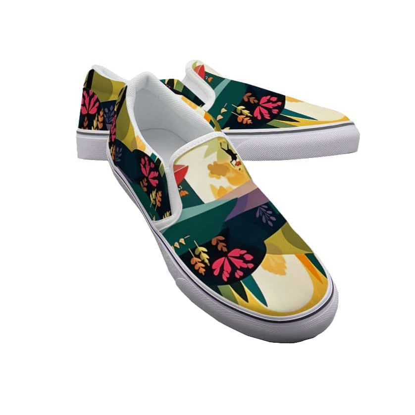 Yoycol White / US6(EUR36) Kalidoscope Kicks - Women's Slip On Sneakers