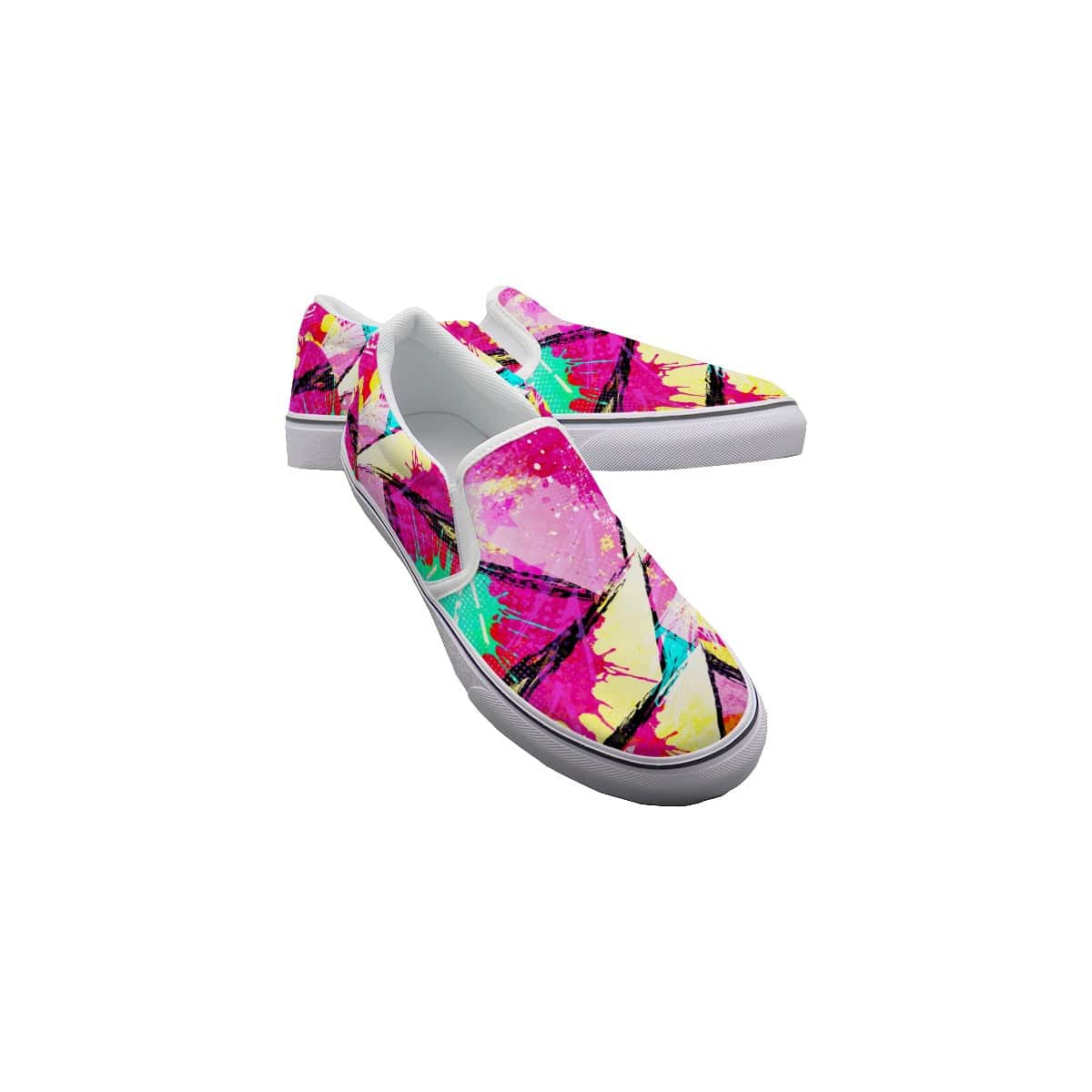 Yoycol White / US6(EUR36) Magenta Pop - Women's Slip On Sneakers