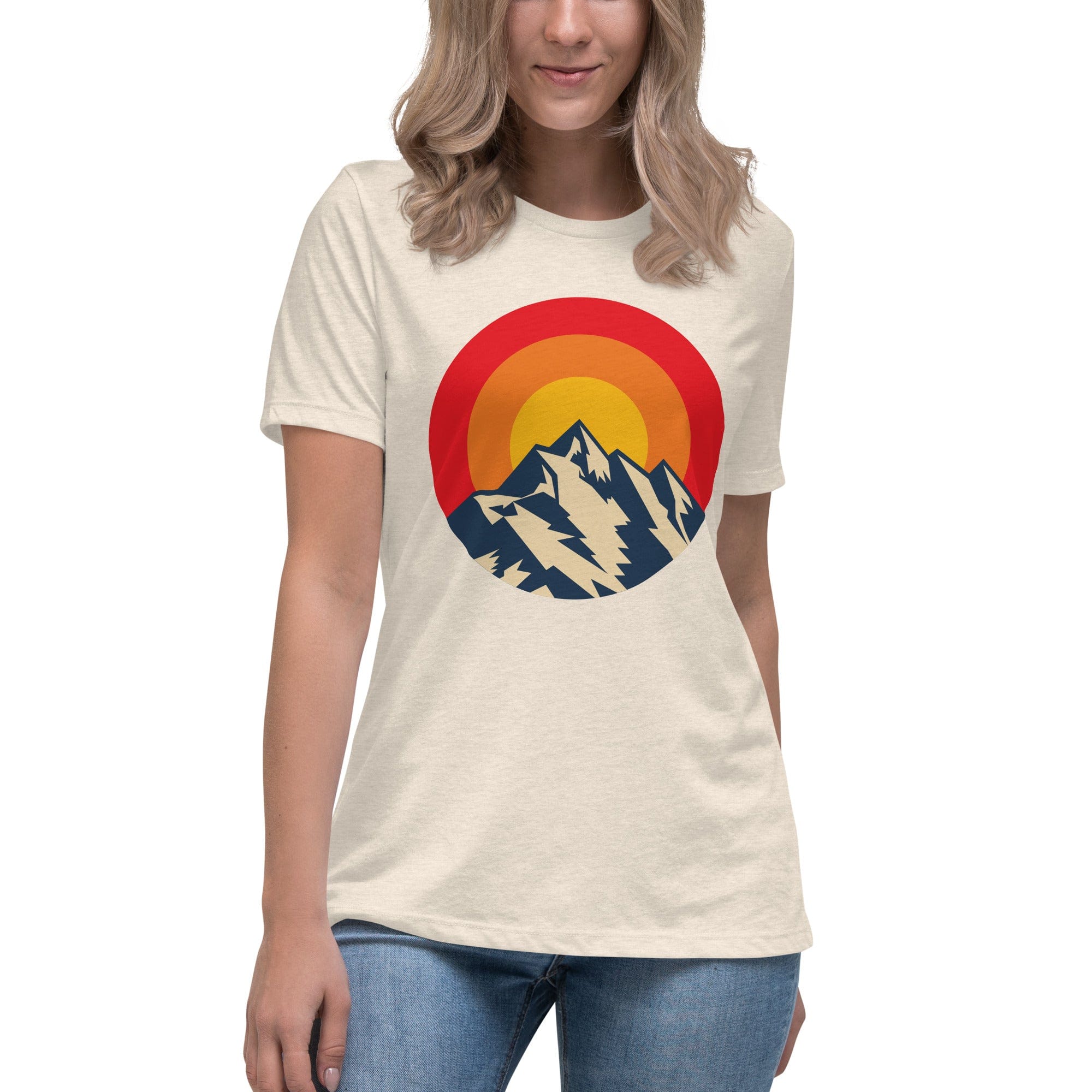 Spruced Roost Heather Prism Natural / S Mt. Sunergy Relaxed T-Shirt - S-3XL