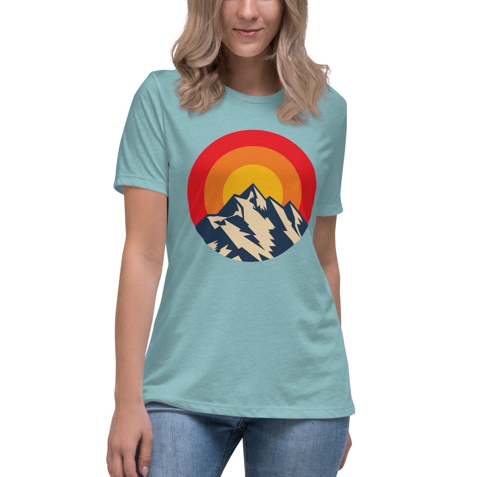 Spruced Roost Heather Blue Lagoon / S Mt. Sunergy Relaxed T-Shirt - S-3XL