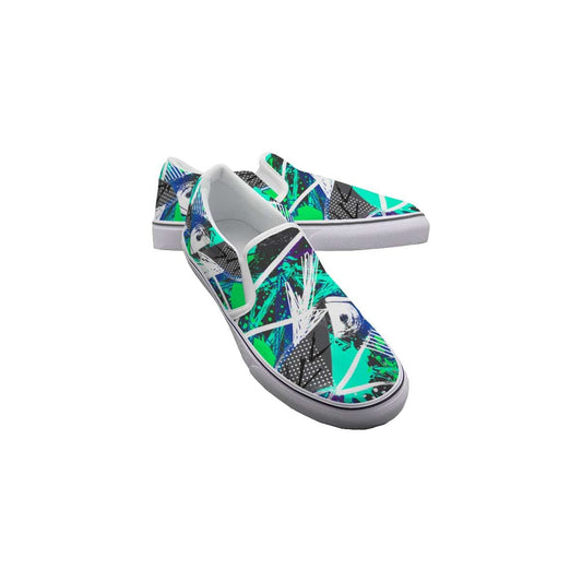 Yoycol White / US6(EUR36) Neon Flash - Women's Slip On Sneakers