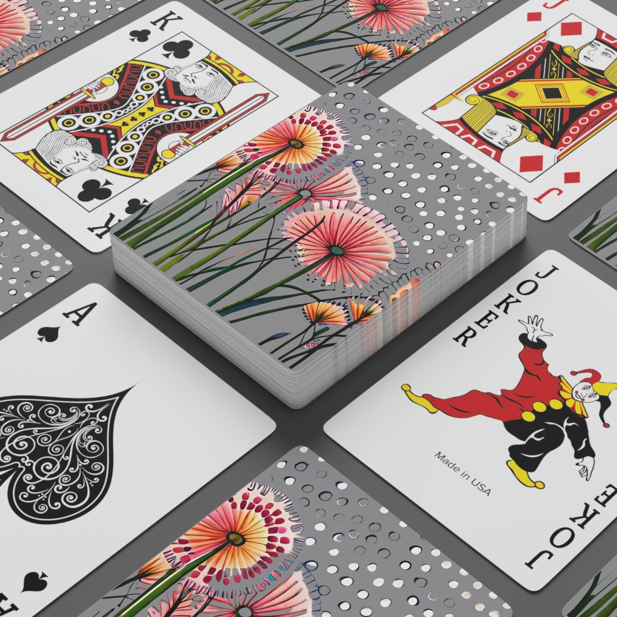 Printify Paper products 2.47" x 3.47" / White / Semi Glossy Custom Poker Cards
