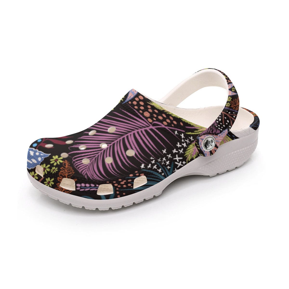 Yoycol Pedal Pops White / US5(EUR36) Blossom Bliss - Women's Classic Clogs Printed