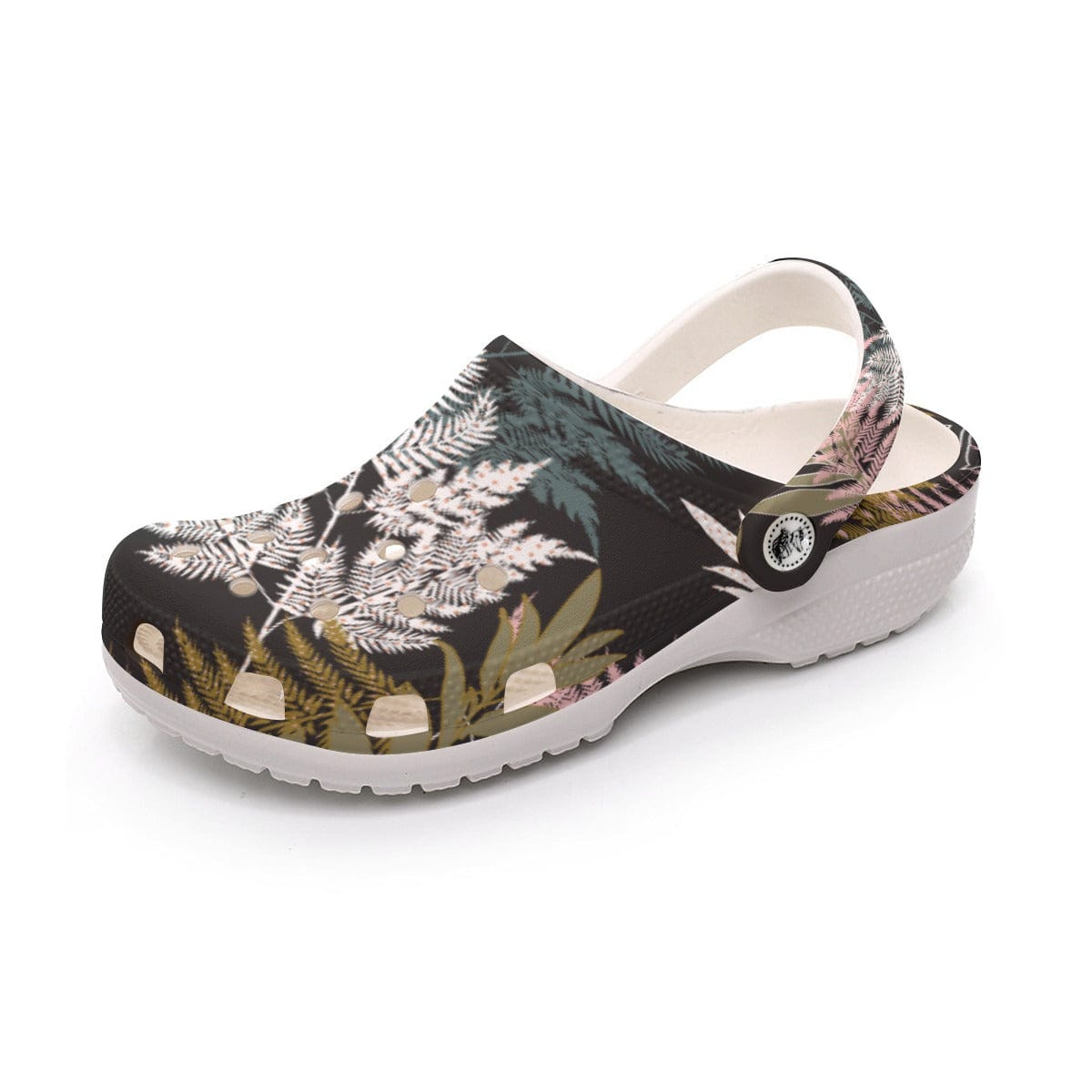 Yoycol Pedal Pops Brun Fern - Print Women's Classic Clogs