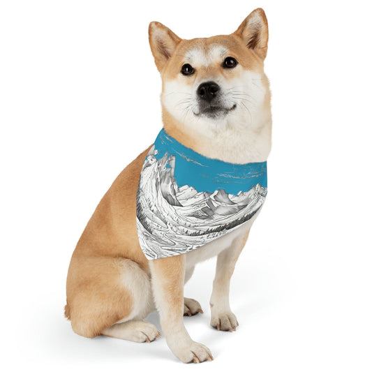 Printify Pets L Take me to the Mountains - Pet Bandana Collar