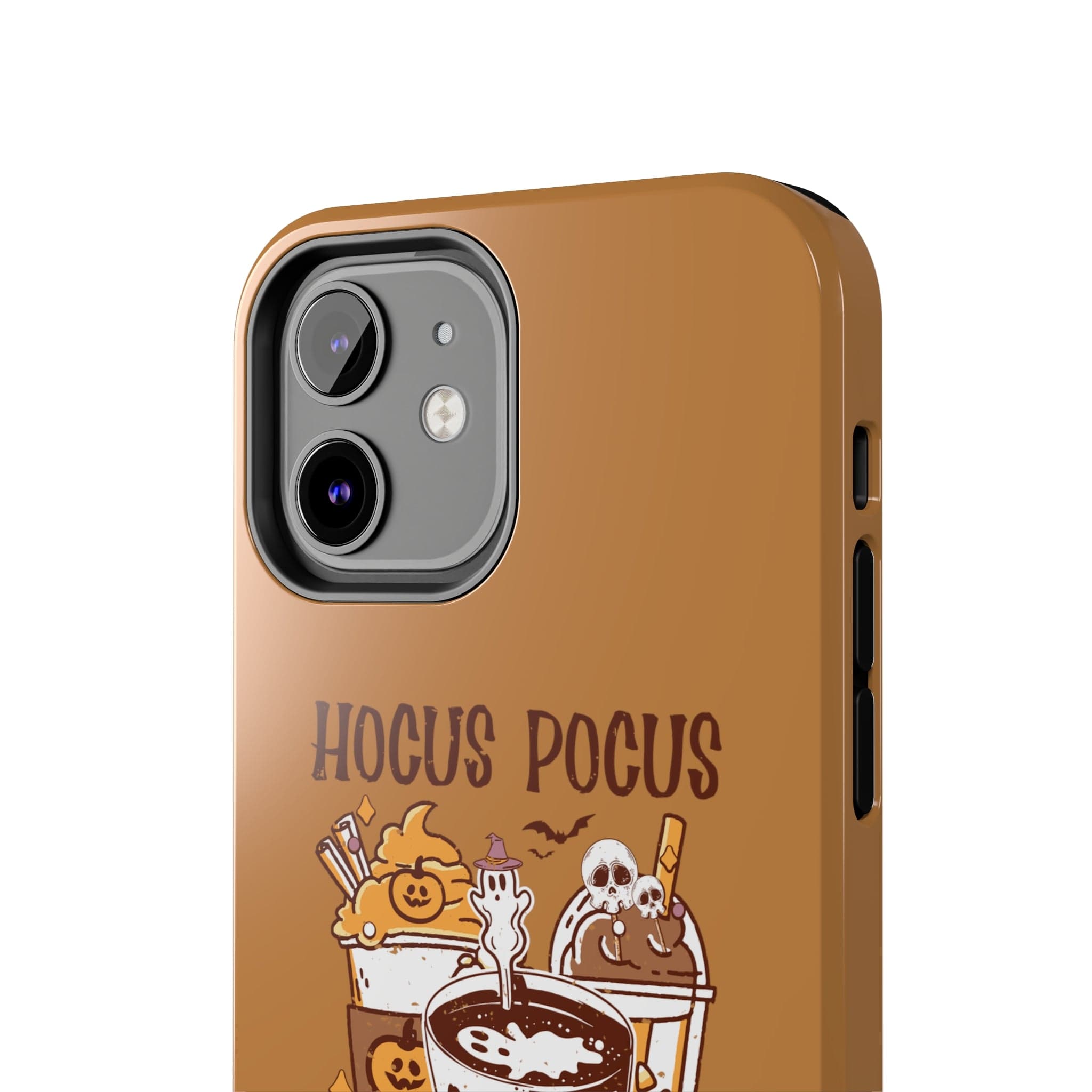 Printify Phone Case Hocus Pocus I need Coffee to Focus   - Tough Phone Cases