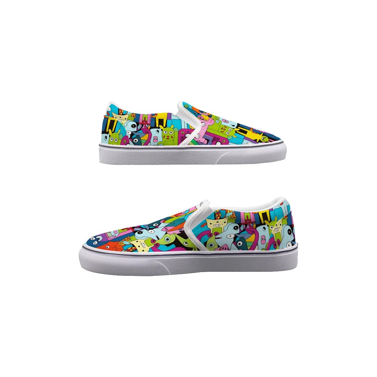 Yoycol Playful Pals - Women's Slip On Sneakers