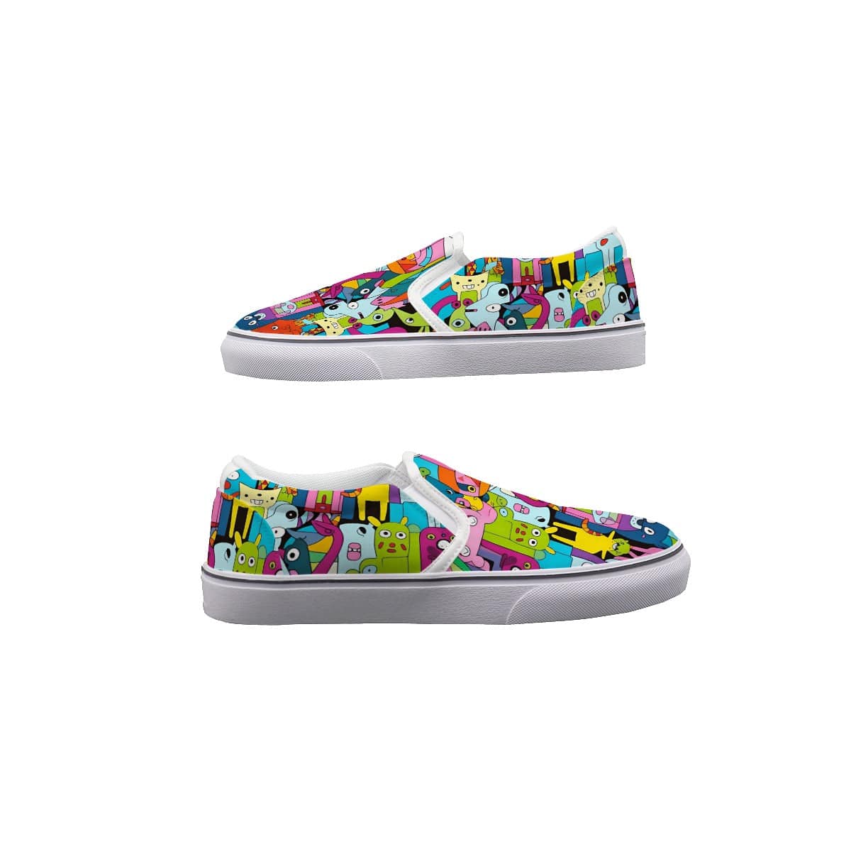 Yoycol Playful Pals - Women's Slip On Sneakers