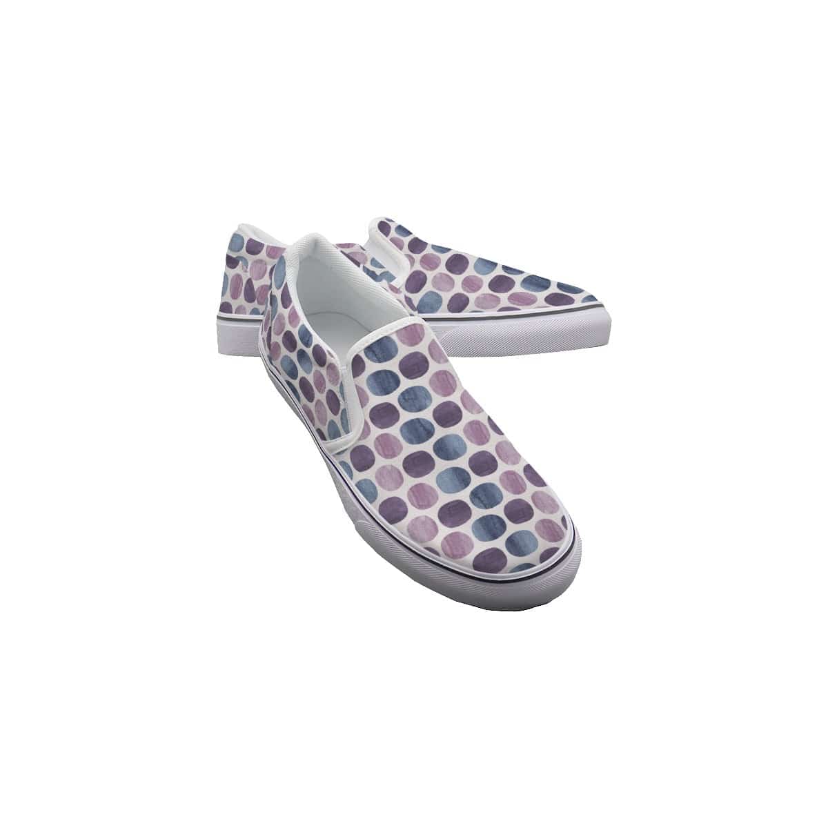 Yoycol White / US6(EUR36) Polka Kicks - Women's Slip On Sneakers