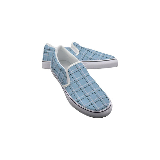 Yoycol White / US6(EUR36) Rad Plaid - Women's Slip On Sneakers