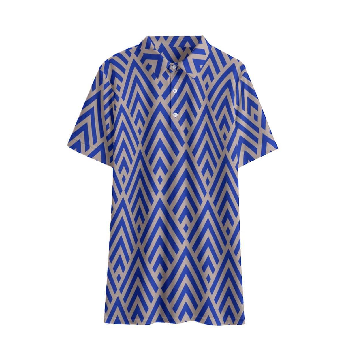 Yoycol Shirt 2XL / Cobalt Blue Azul Azteca - Men's Polo Shirt | Birdseye