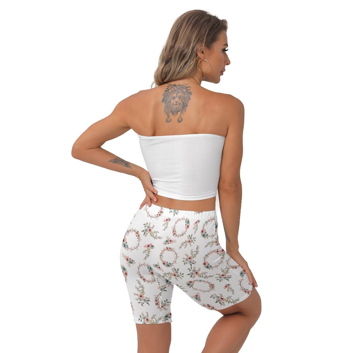 Yoycol shorts Delicate White Floral Women's Shorts