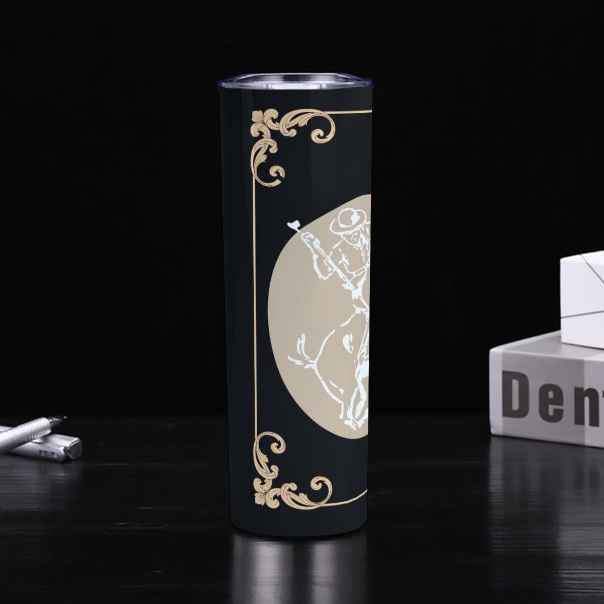 Yoycol U / White Skinny Tumbler Stainless Steel with Lids 30OZ