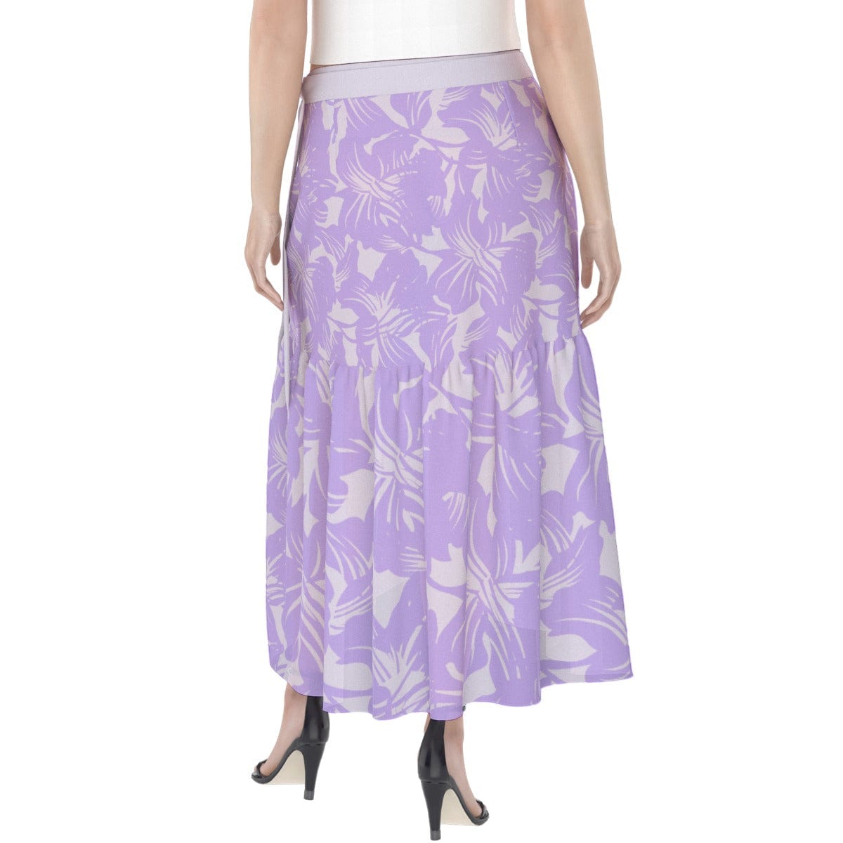Yoycol Skirt 2XL / Lavender Hawaiian Lavender - Women's Wrap Skirt