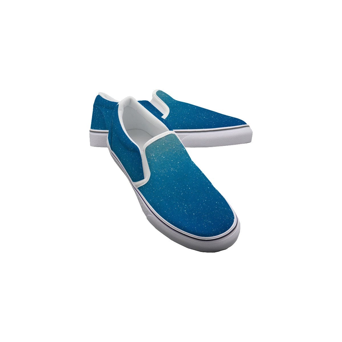 Yoycol White / US6(EUR36) Stardust Blue Cruisers - Women's Slip On Sneakers
