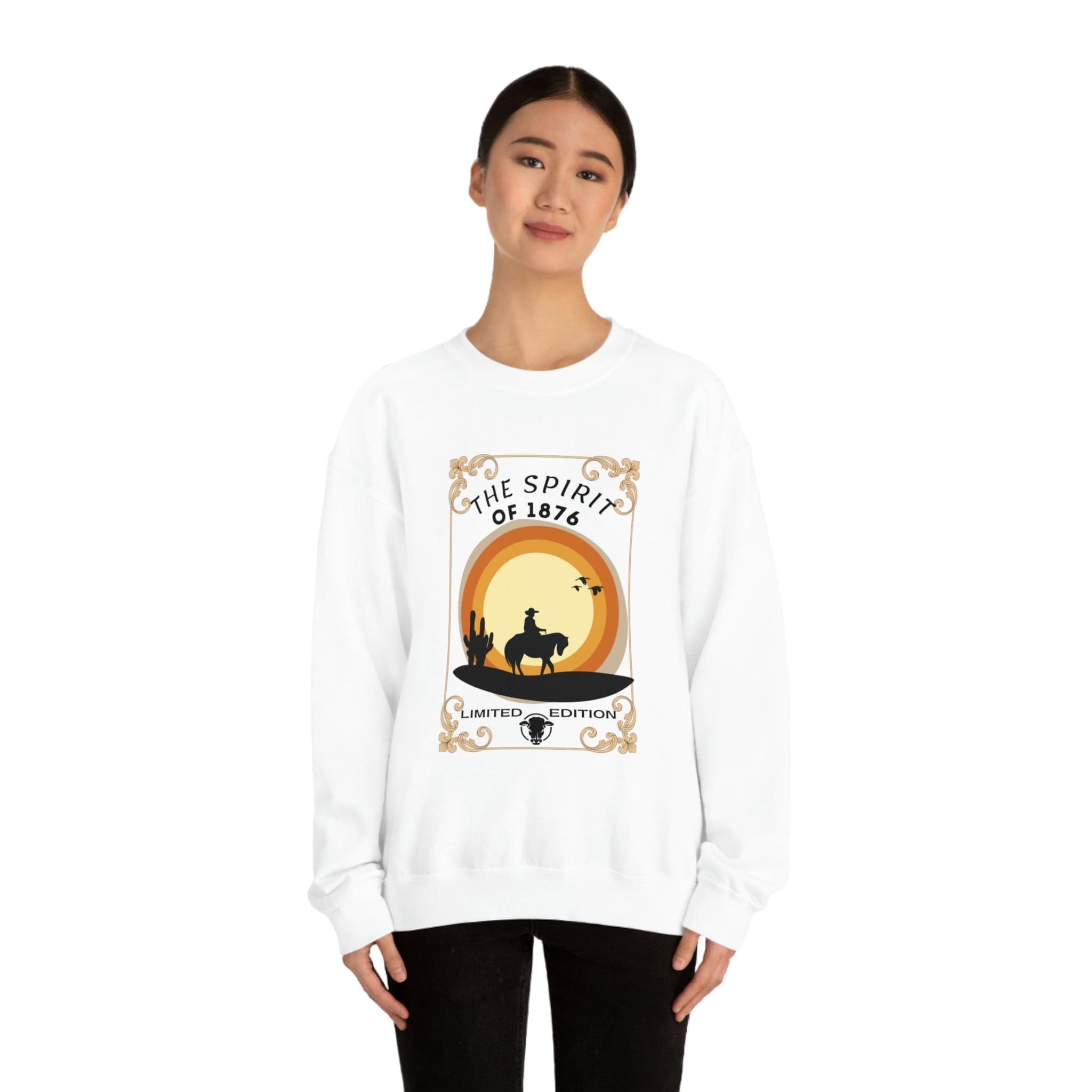 Printify Sweatshirt Spirit of 1876 - Unisex Heavy Blend™ Crewneck Sweatshirt